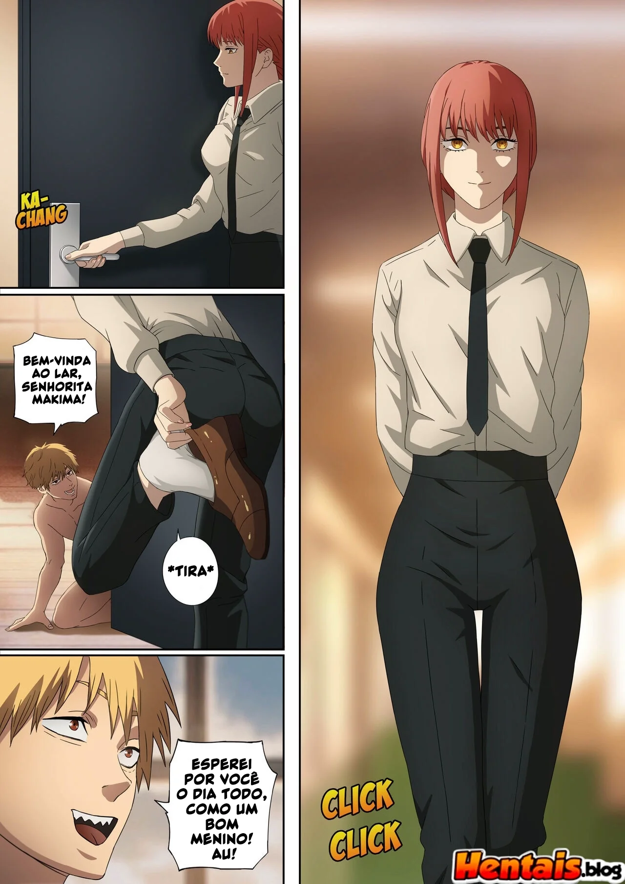 Chainsaw Man Hentai: Fetiche Por P&eacute;s &ndash; Chupando os Dedos at&eacute; Gozar! Em Hentai HQ Brasileiro