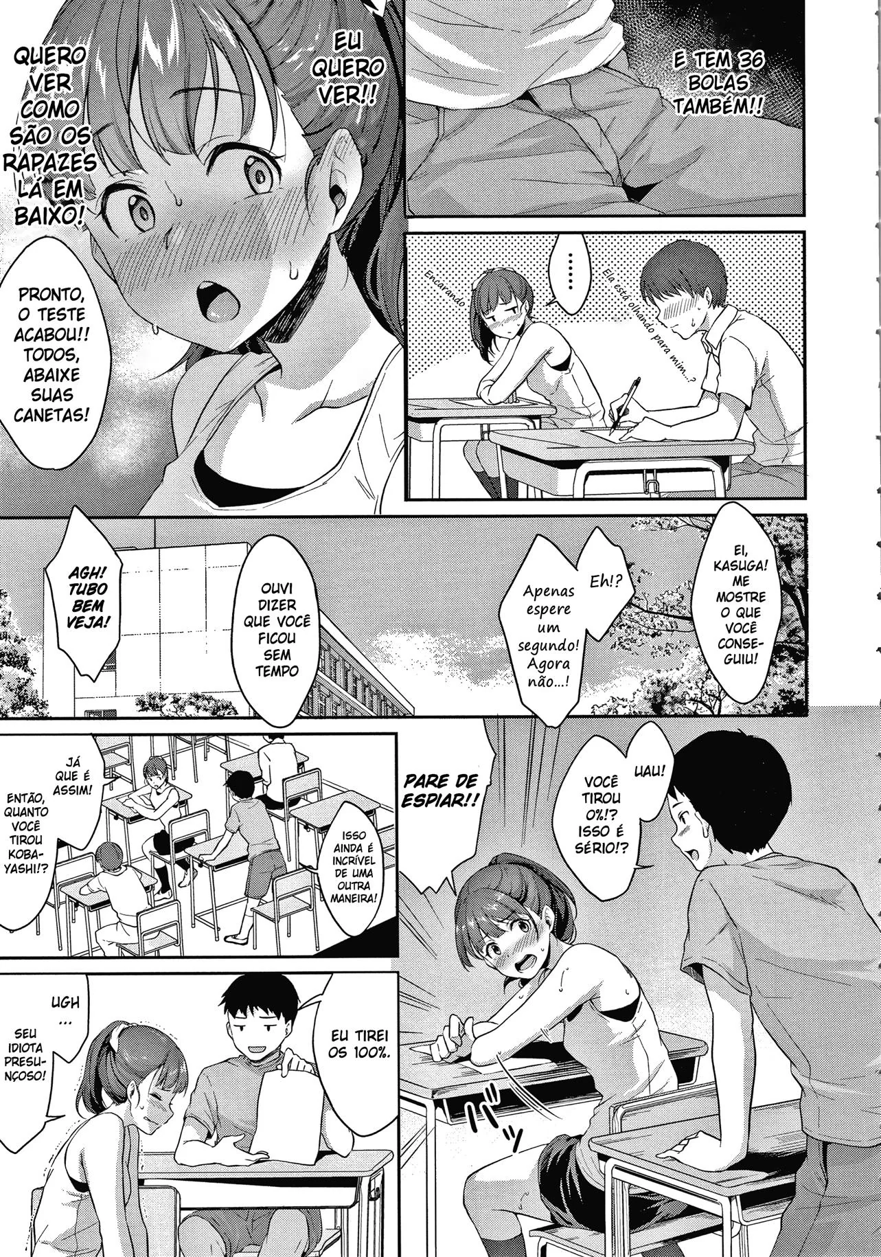 A Conquista da Buceta da Tímida Yamaoka-chan – Hentai HQ Brasileiro