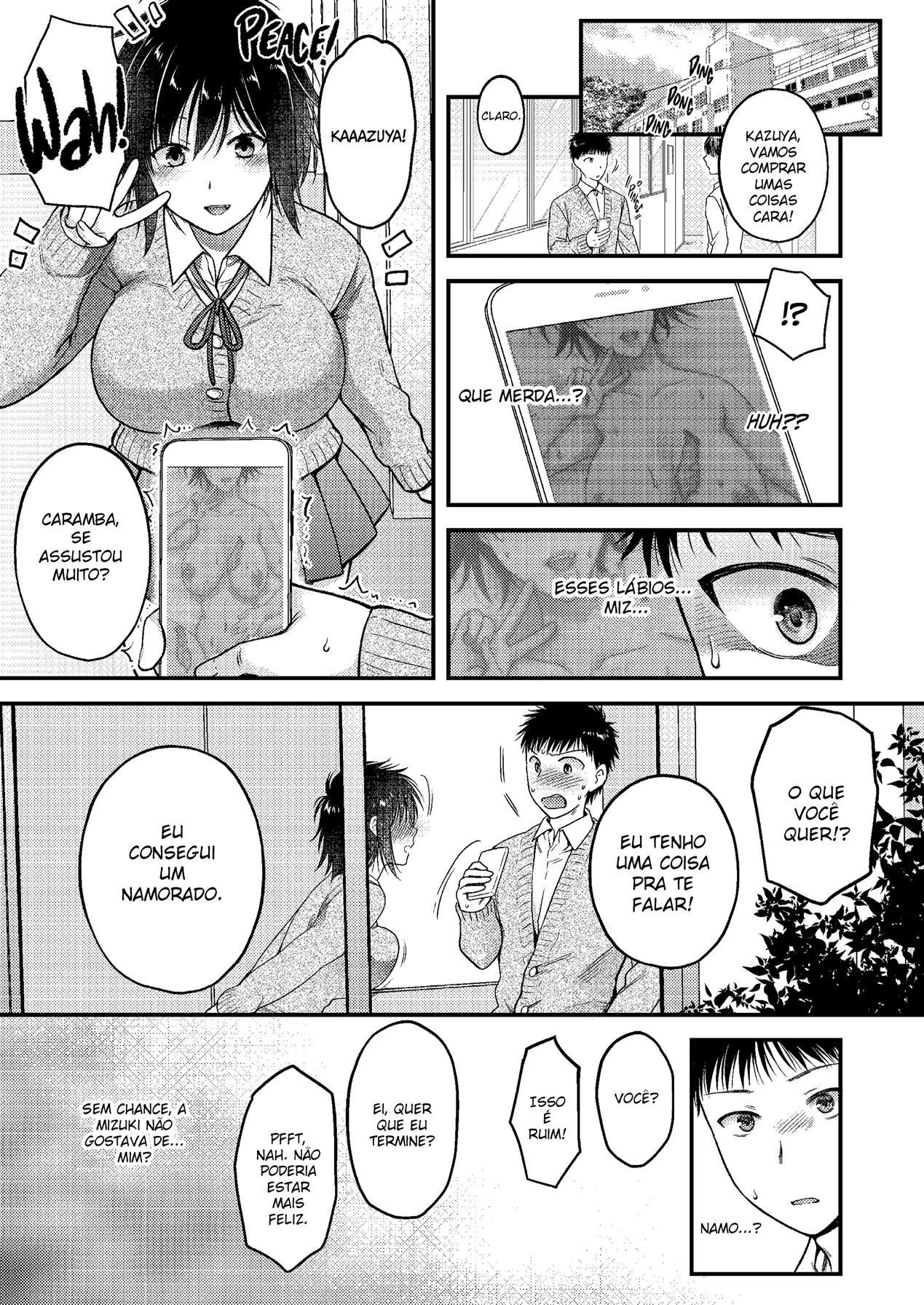 Mizuki Sentada na Rola do Outro – Amigo Corno