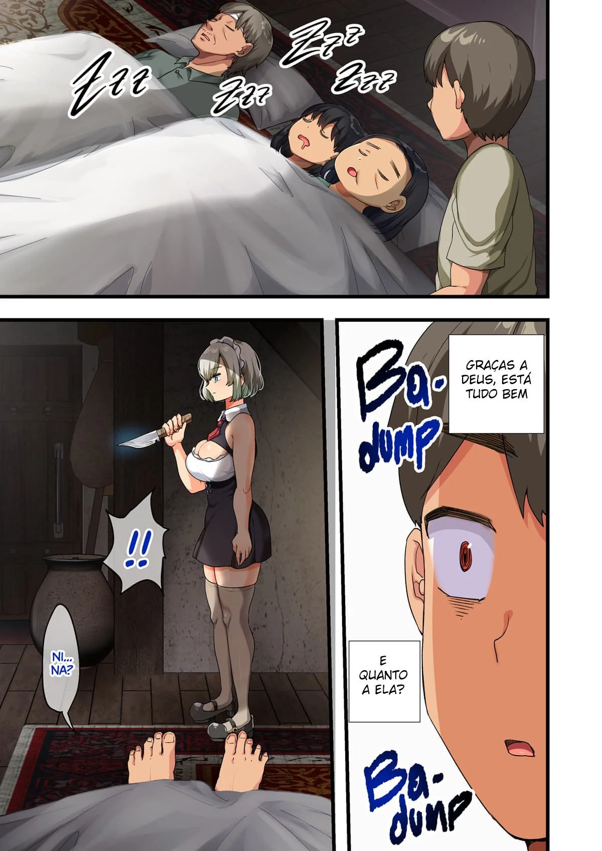 A Piranha da Vovó seduzindo o Neto – Hentai HQ Brasileiro