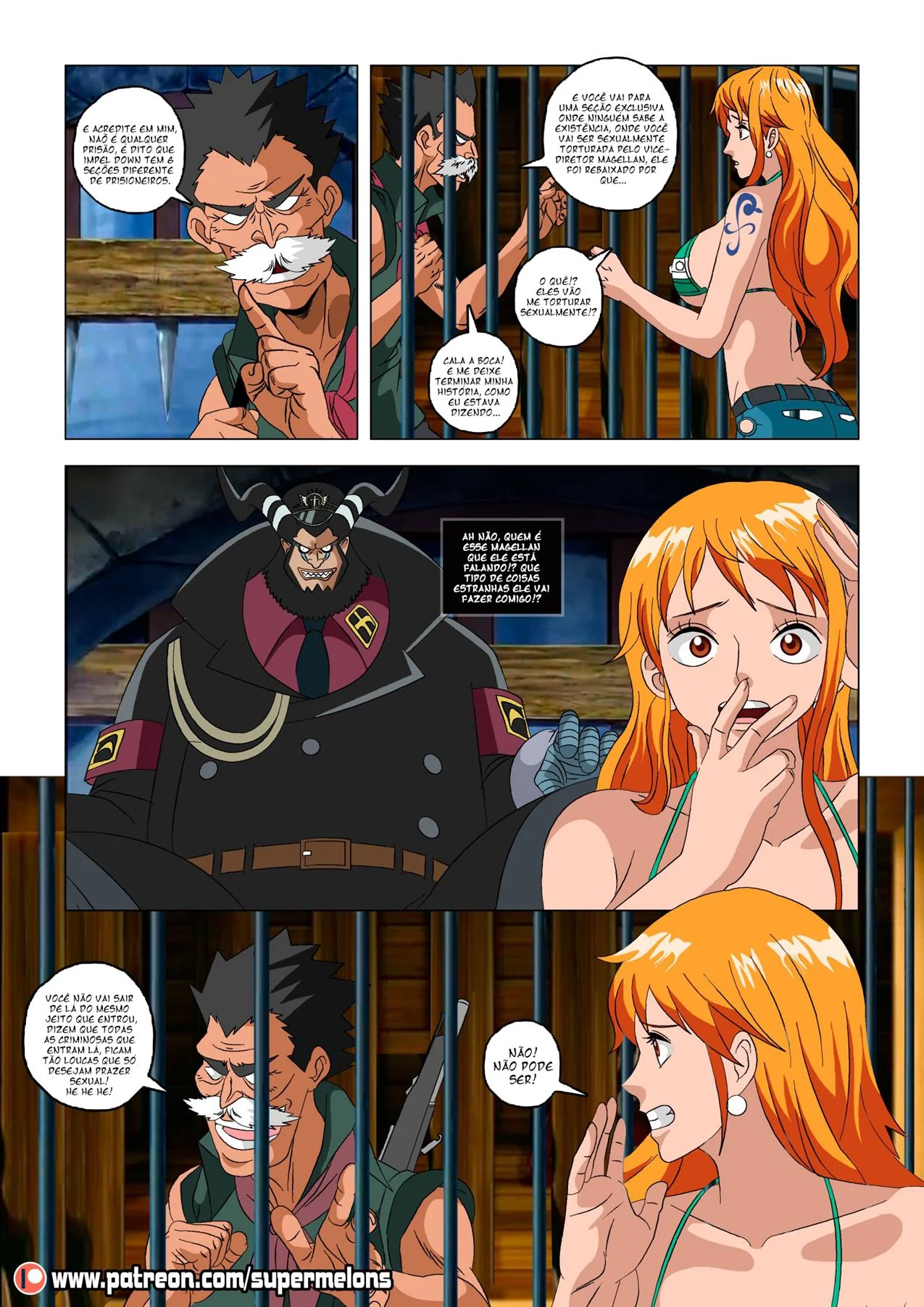 Nami Putinha do One Piece Capturada – A Fuga da Piranha Tarada das Pirocas” em Hentai HQ
