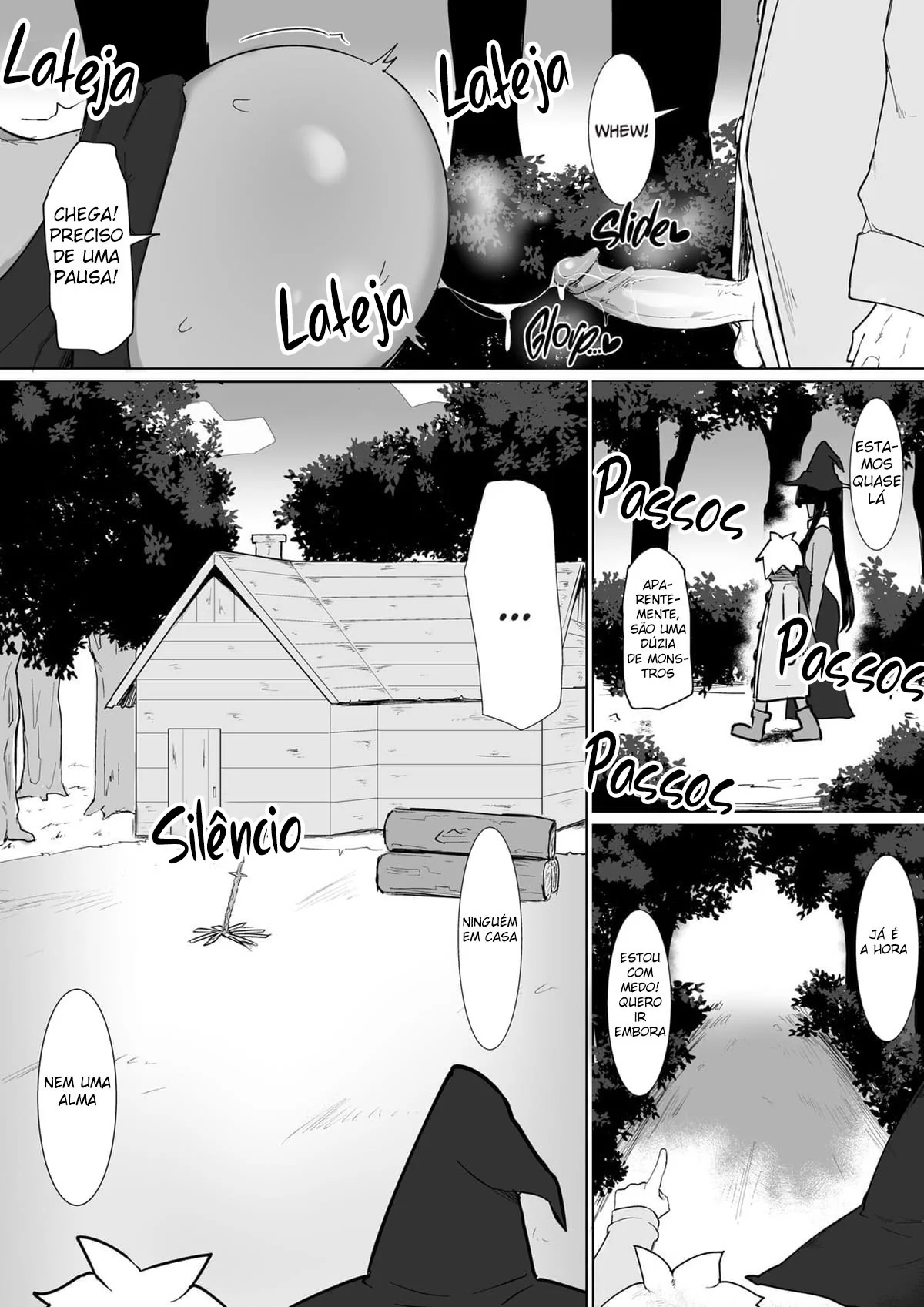 A Bruxa Piranha e o Feitiço da Buceta Mágica” em Hentai HQ