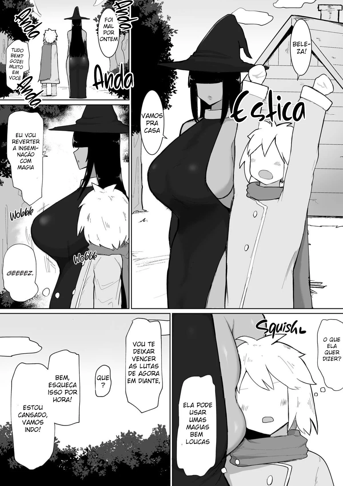 A Bruxa Piranha e o Feitiço da Buceta Mágica” em Hentai HQ