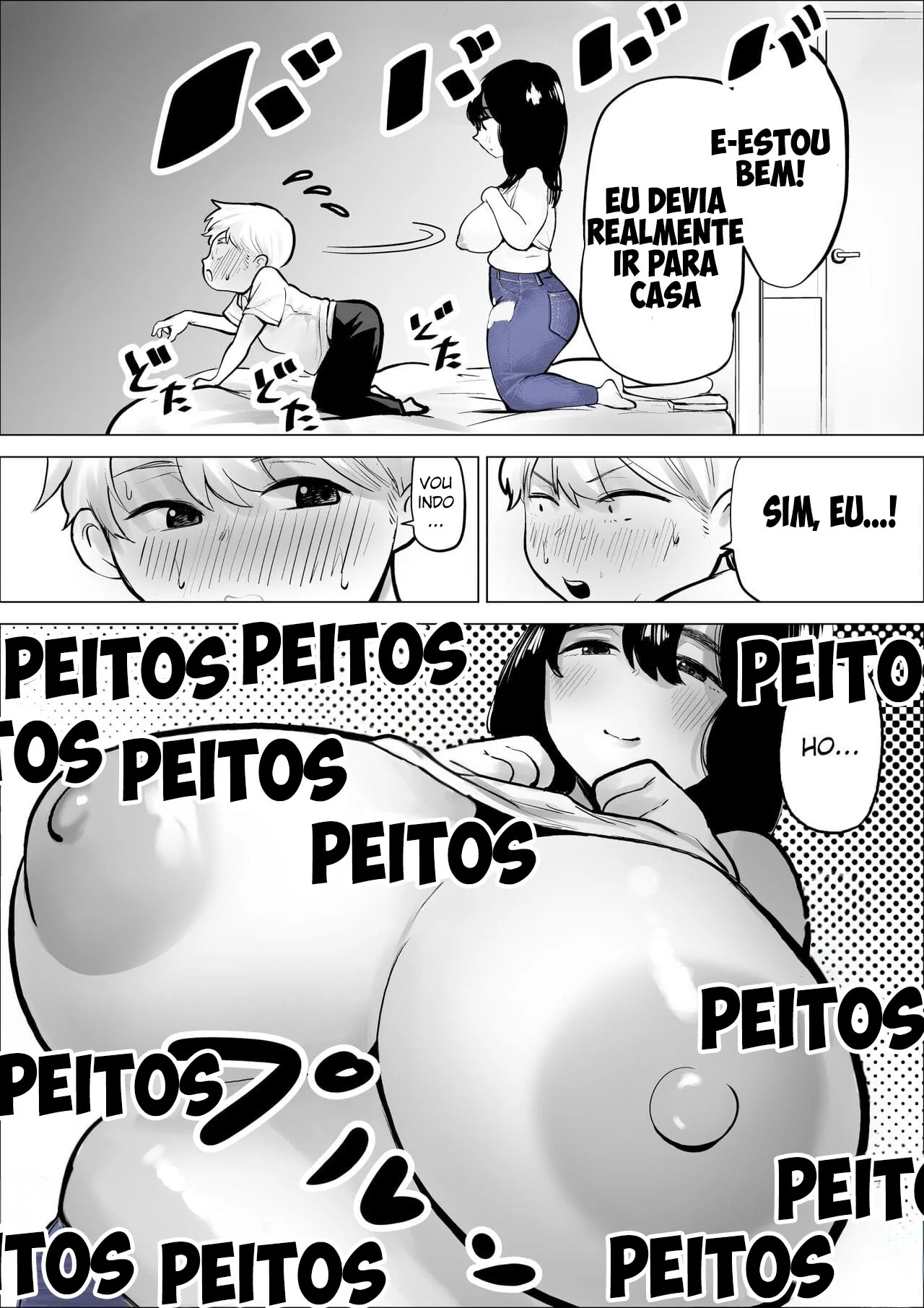 Fodendo a Piranha da Irmã do Meu Amigo em uma Foda Proibida.” em Quadrinhos Eróticos