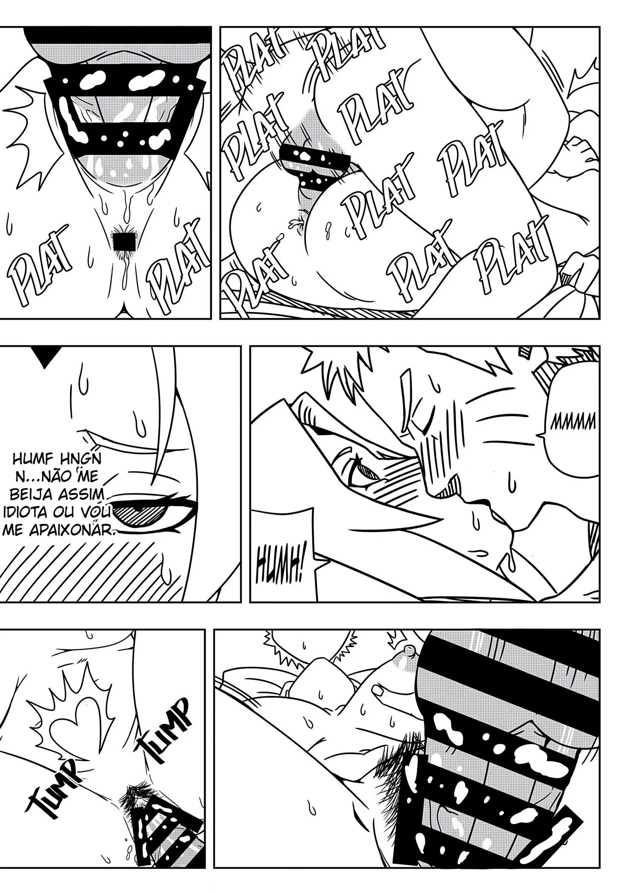 Tsunade perde aposta e acaba tendo sua buceta arrombada pelo Naruto em HQ Brasileiro de Hentai