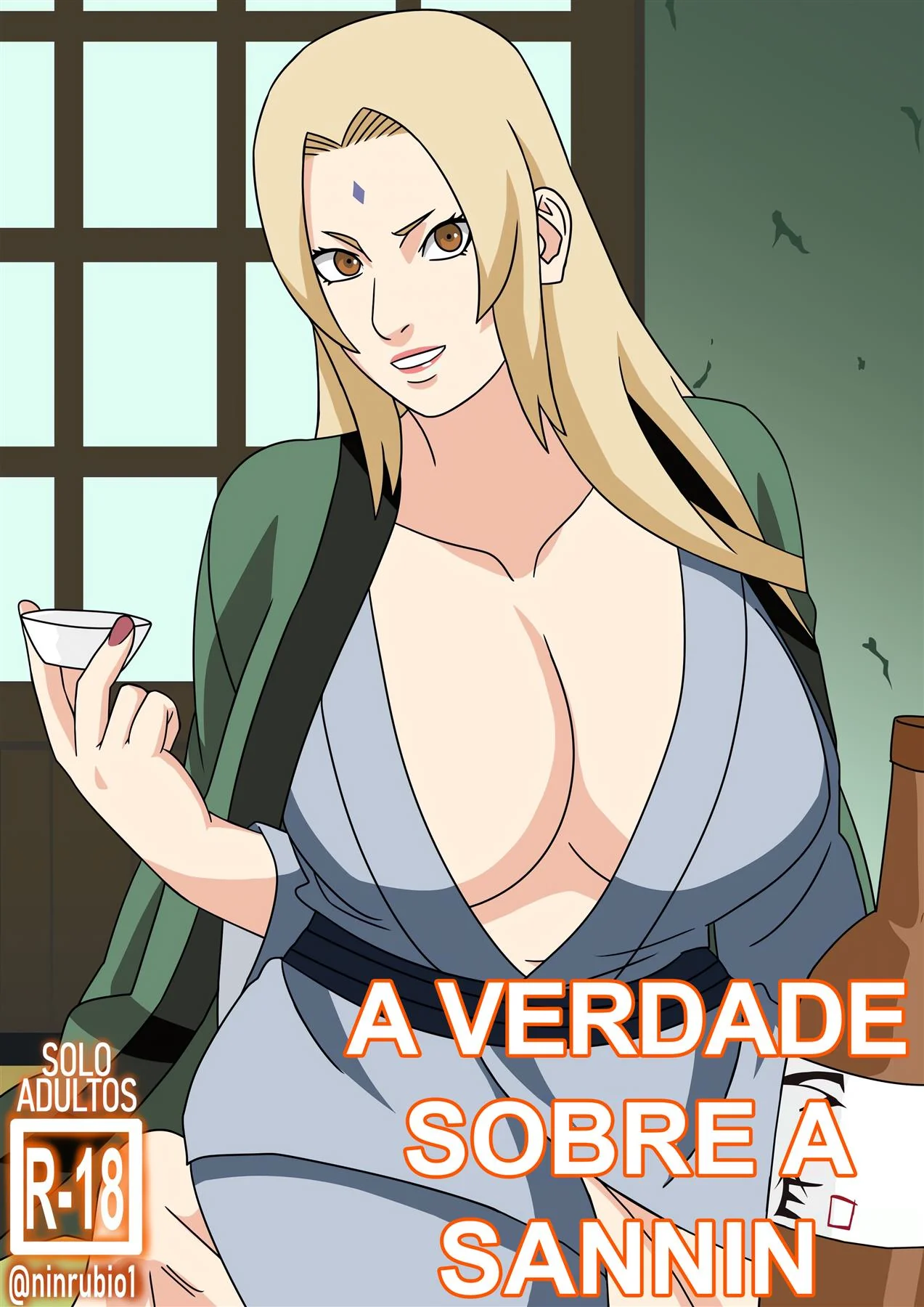 Tsunade Piranha Mostra sua Buceta para Shizune Enquanto Mete com Naruto – HQ Brasileiro em Hentai Sem Censura