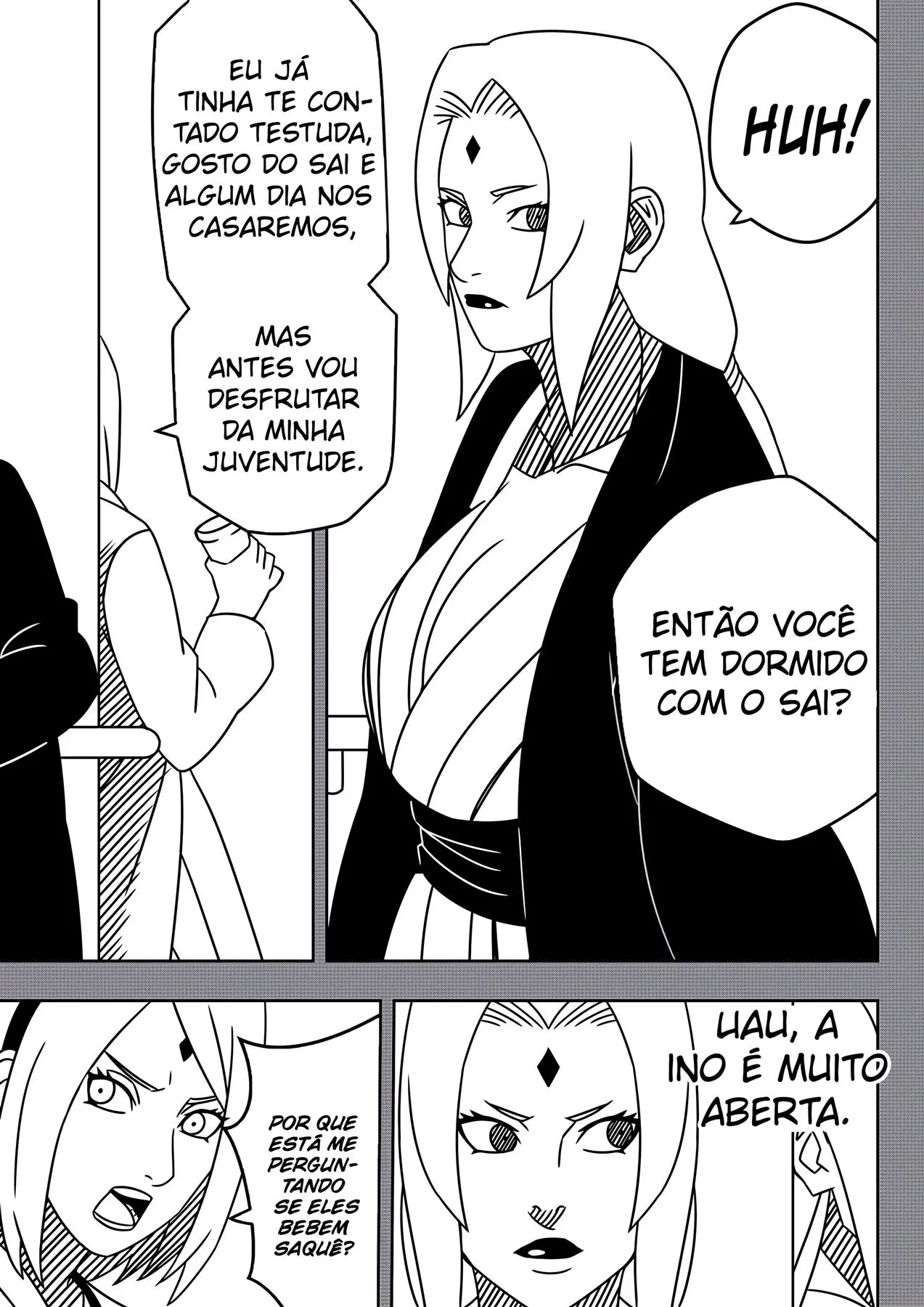 Tsunade Piranha Mostra sua Buceta para Shizune Enquanto Mete com Naruto – HQ Brasileiro em Hentai Sem Censura