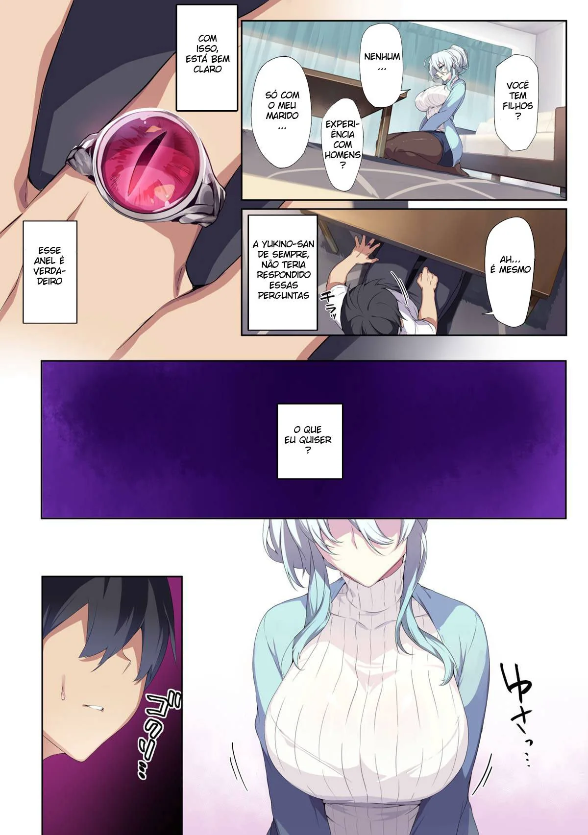 A Viúva Yukino e o Anel Amaldiçoado: Descobertas Sensuais em HQ Brasileiro