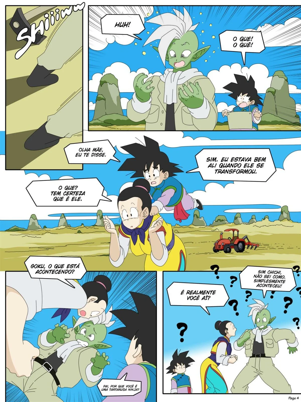 Zamasu e a piranha da Chichi – Dragon Ball Super Hentai HQ Brasileiro