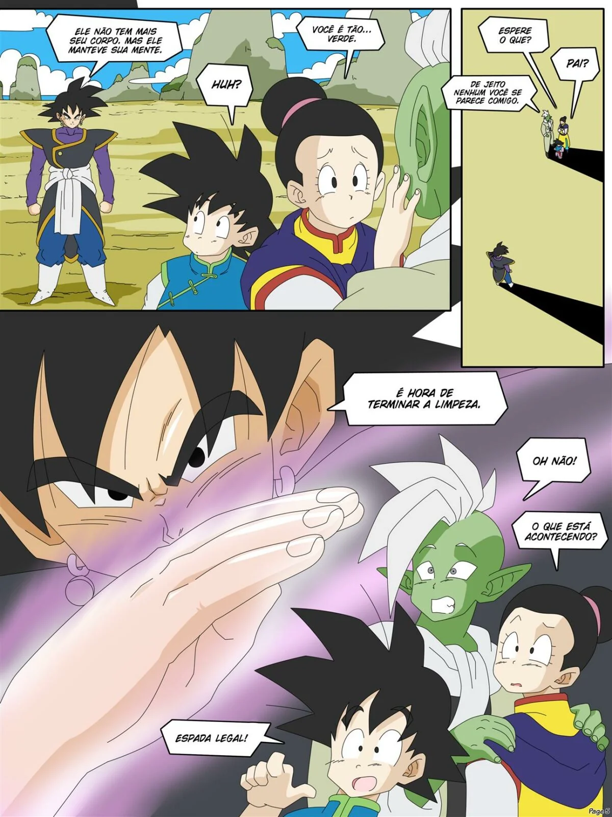 Zamasu e a piranha da Chichi – Dragon Ball Super Hentai HQ Brasileiro