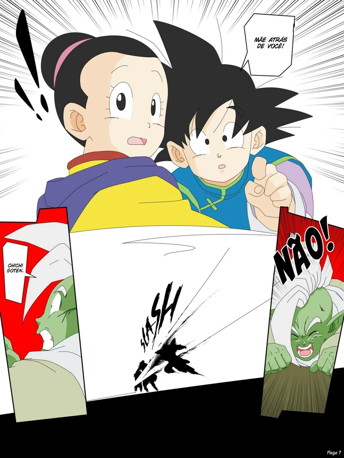 Zamasu e a piranha da Chichi – Dragon Ball Super Hentai HQ Brasileiro