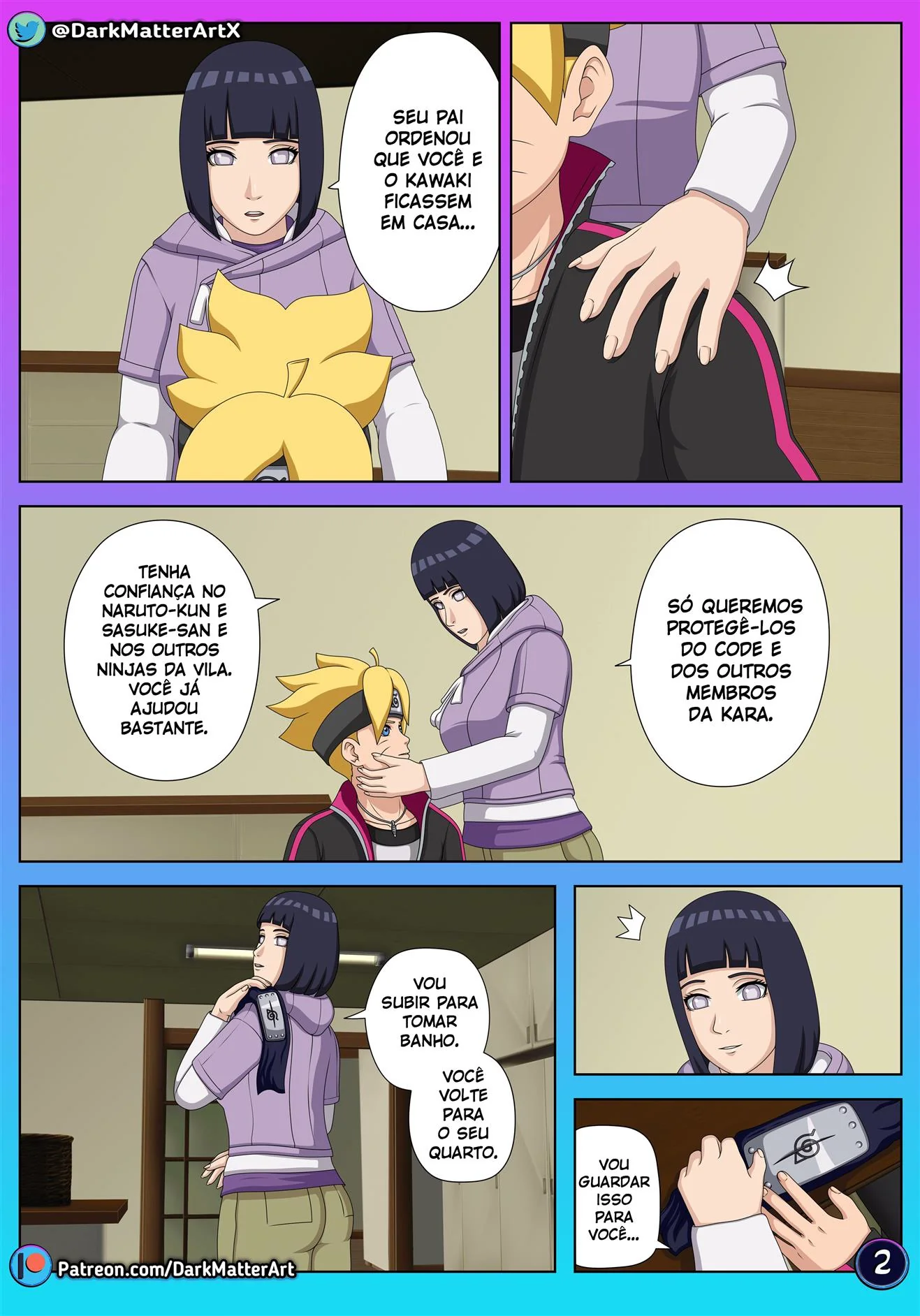 Boruto e a Mamãe Safada: Treinamento Proibido em Hentai HQ