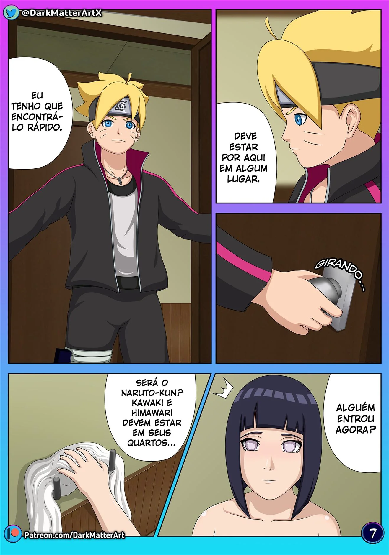 Boruto e a Mamãe Safada: Treinamento Proibido em Hentai HQ