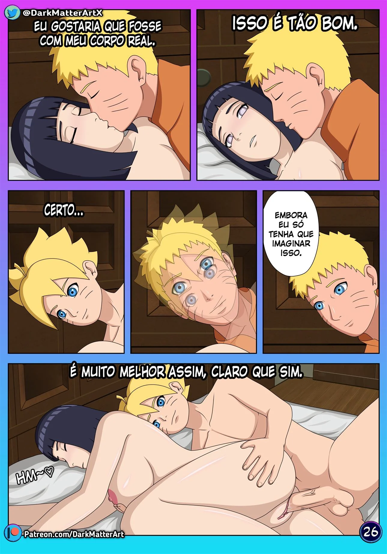 Boruto e a Mamãe Safada: Treinamento Proibido em Hentai HQ