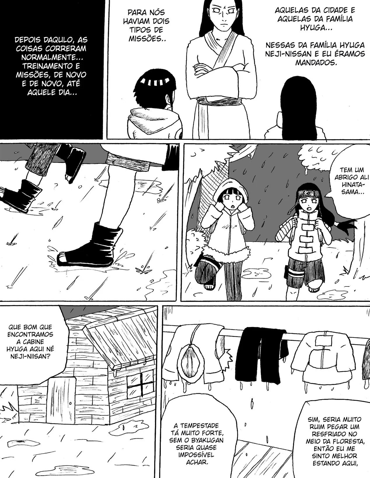 Neji se Aproxima da Buceta da Irmã – Hentai HQ Brasileiro