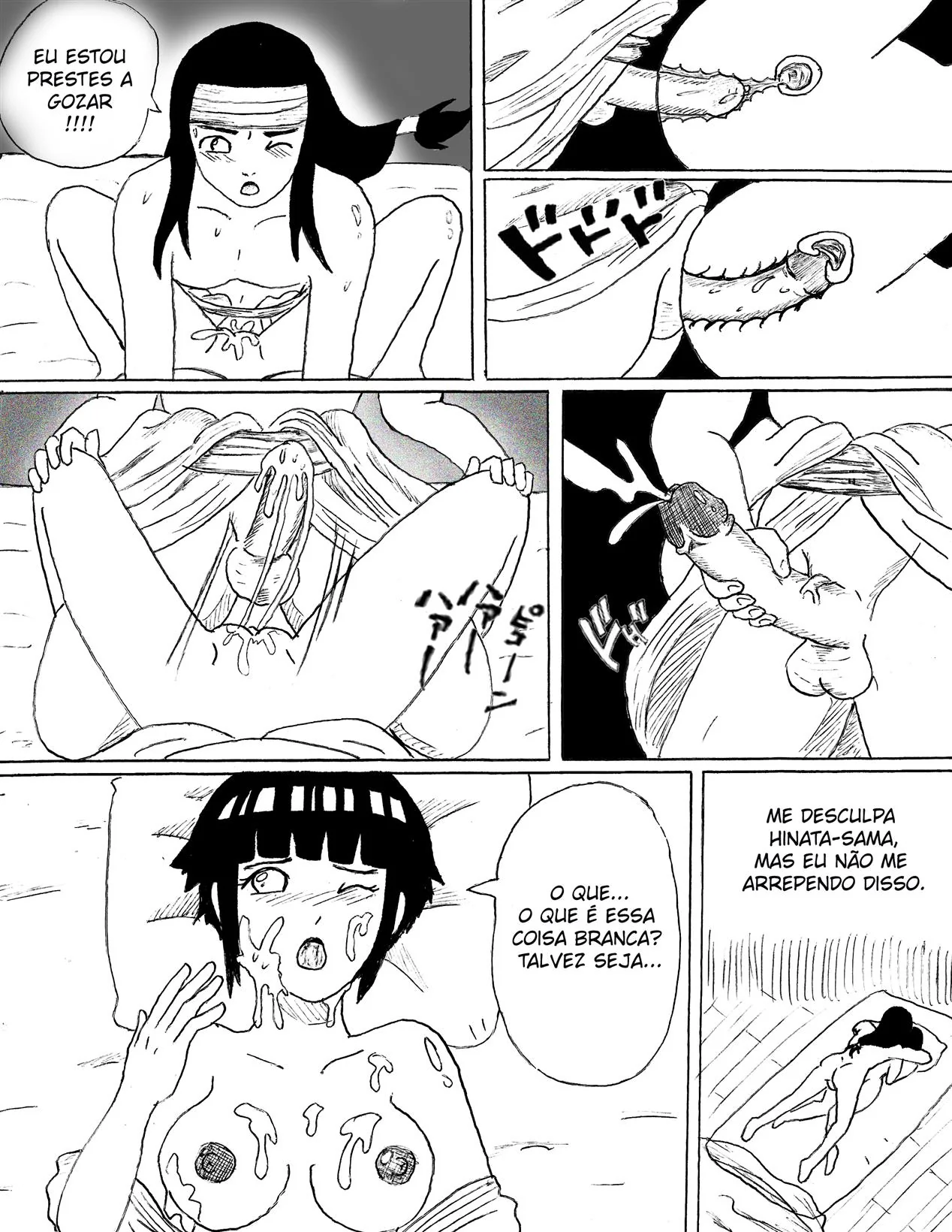 Neji se Aproxima da Buceta da Irmã – Hentai HQ Brasileiro