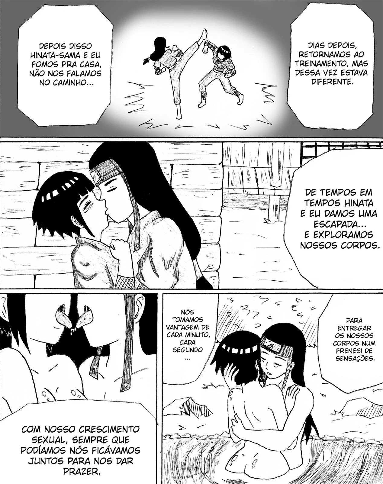 Neji se Aproxima da Buceta da Irmã – Hentai HQ Brasileiro