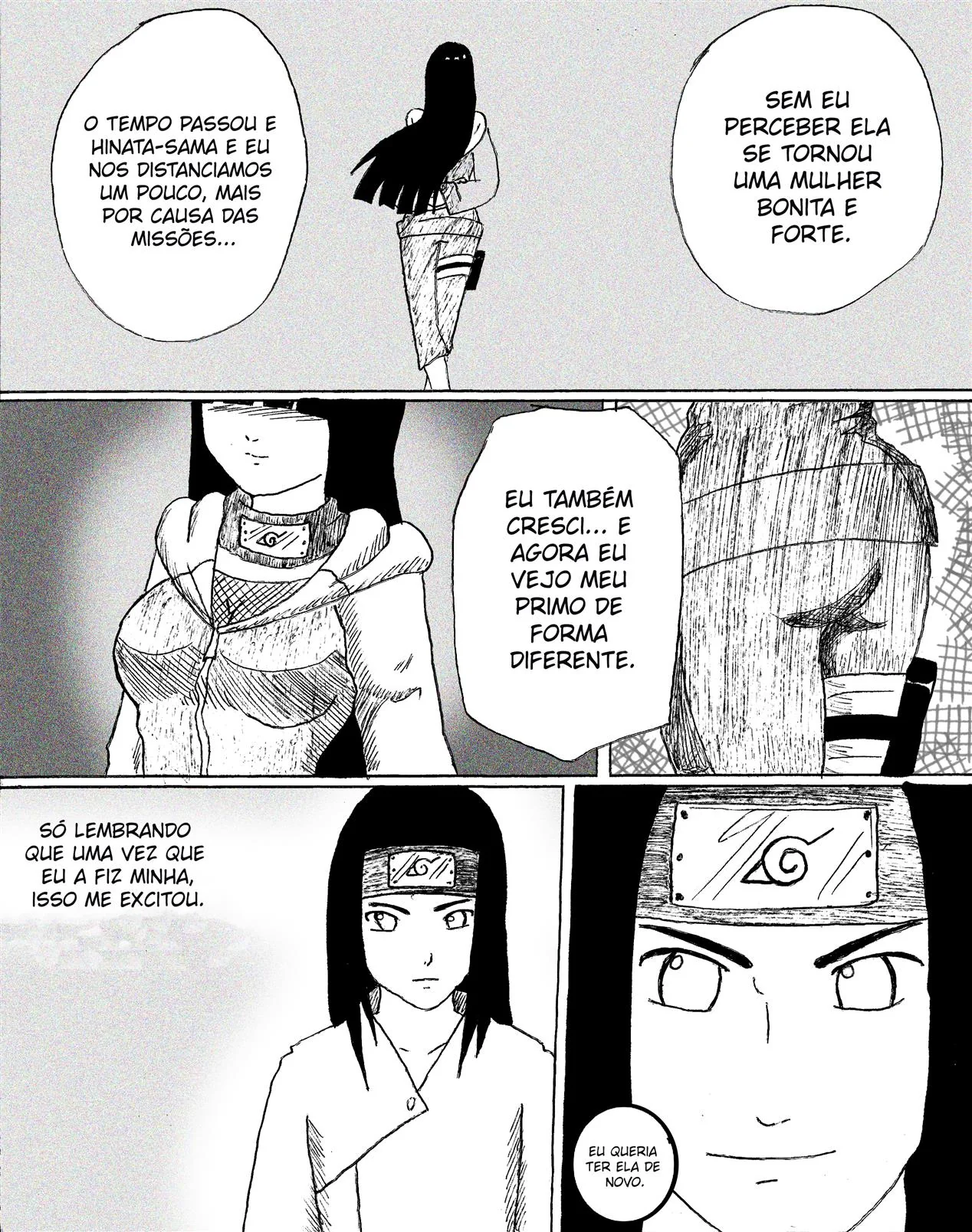 Neji se Aproxima da Buceta da Irmã – Hentai HQ Brasileiro