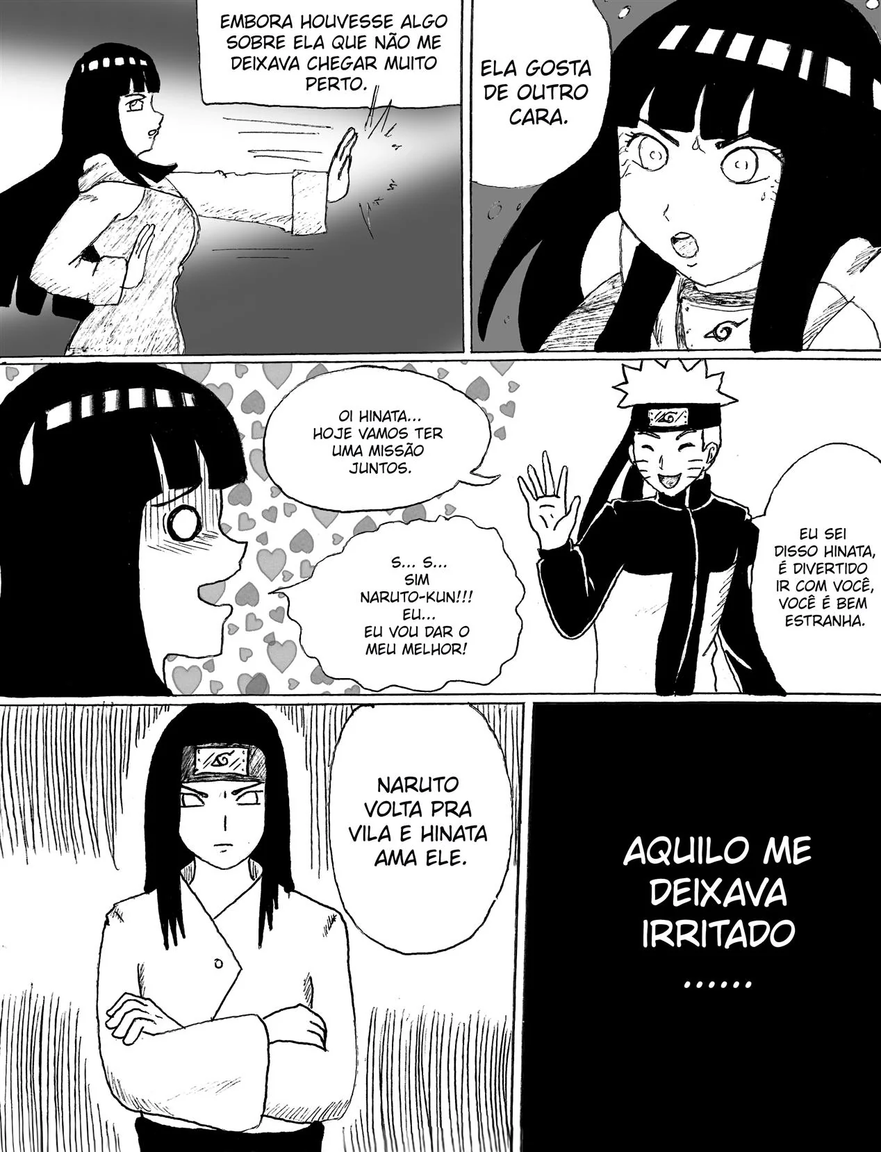 Neji se Aproxima da Buceta da Irmã – Hentai HQ Brasileiro