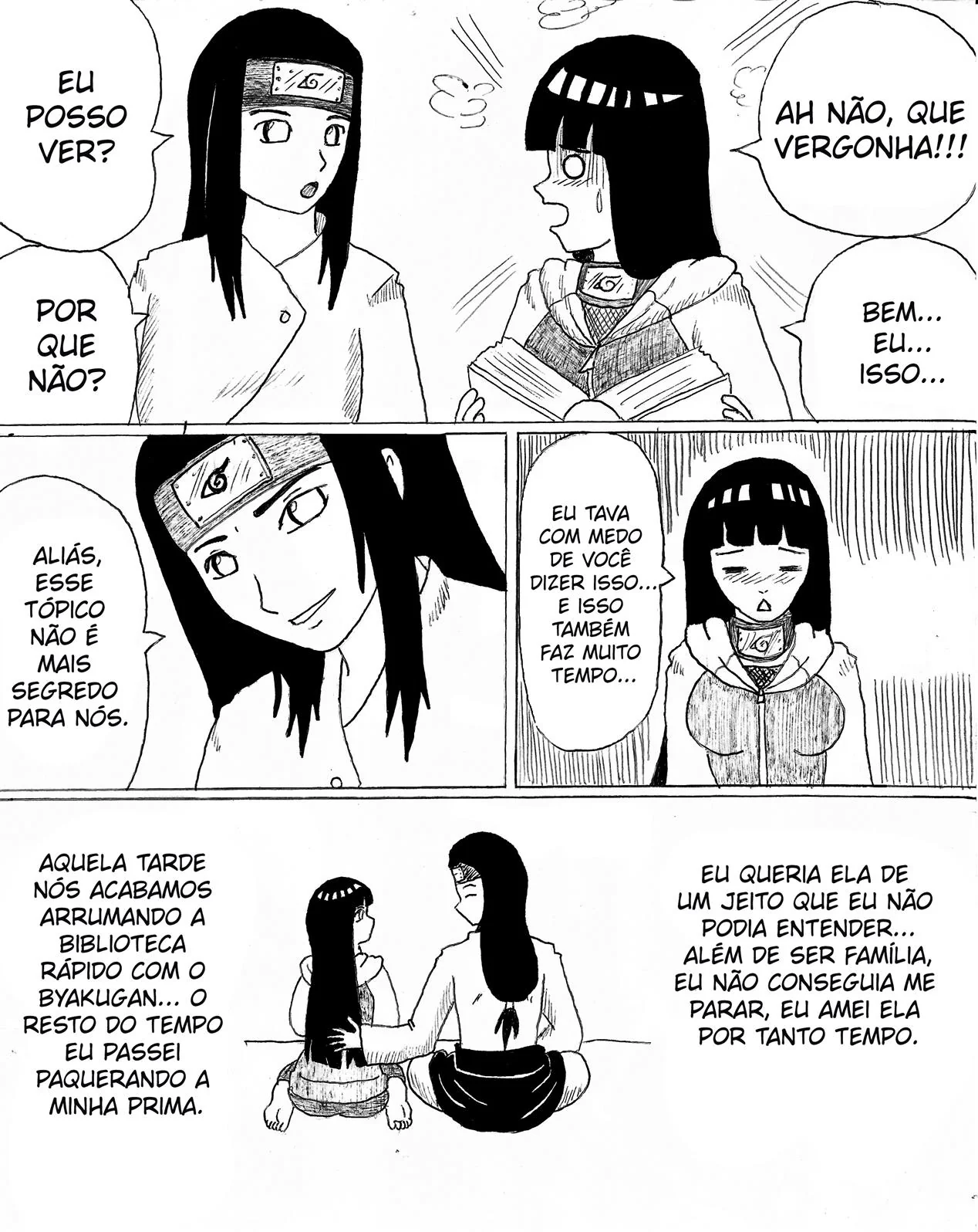 Neji se Aproxima da Buceta da Irmã – Hentai HQ Brasileiro