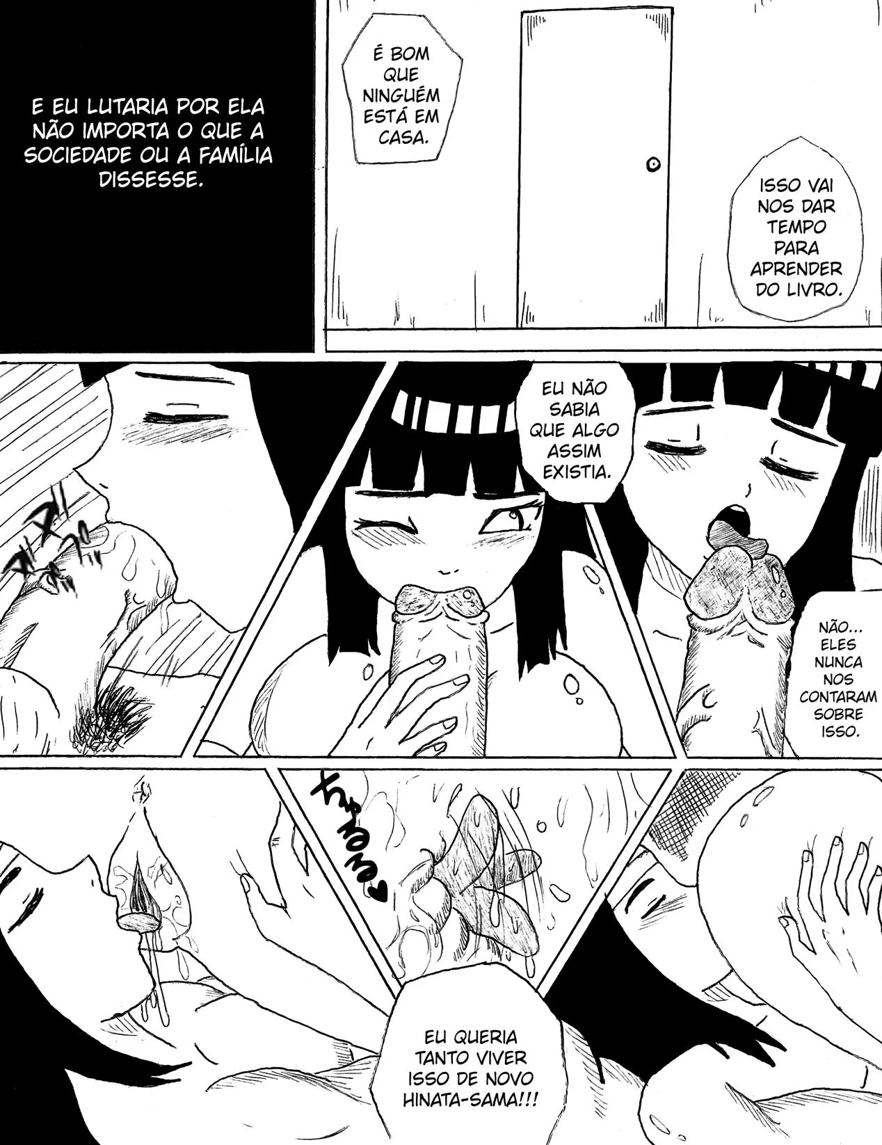 Neji se Aproxima da Buceta da Irmã – Hentai HQ Brasileiro