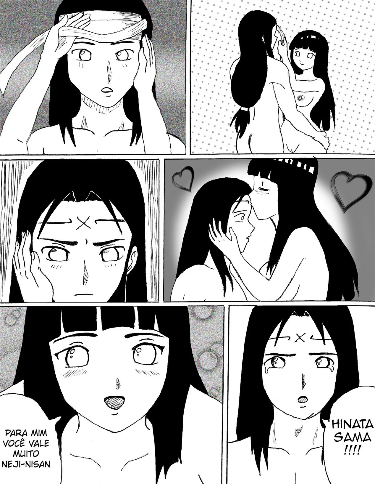 Neji se Aproxima da Buceta da Irmã – Hentai HQ Brasileiro
