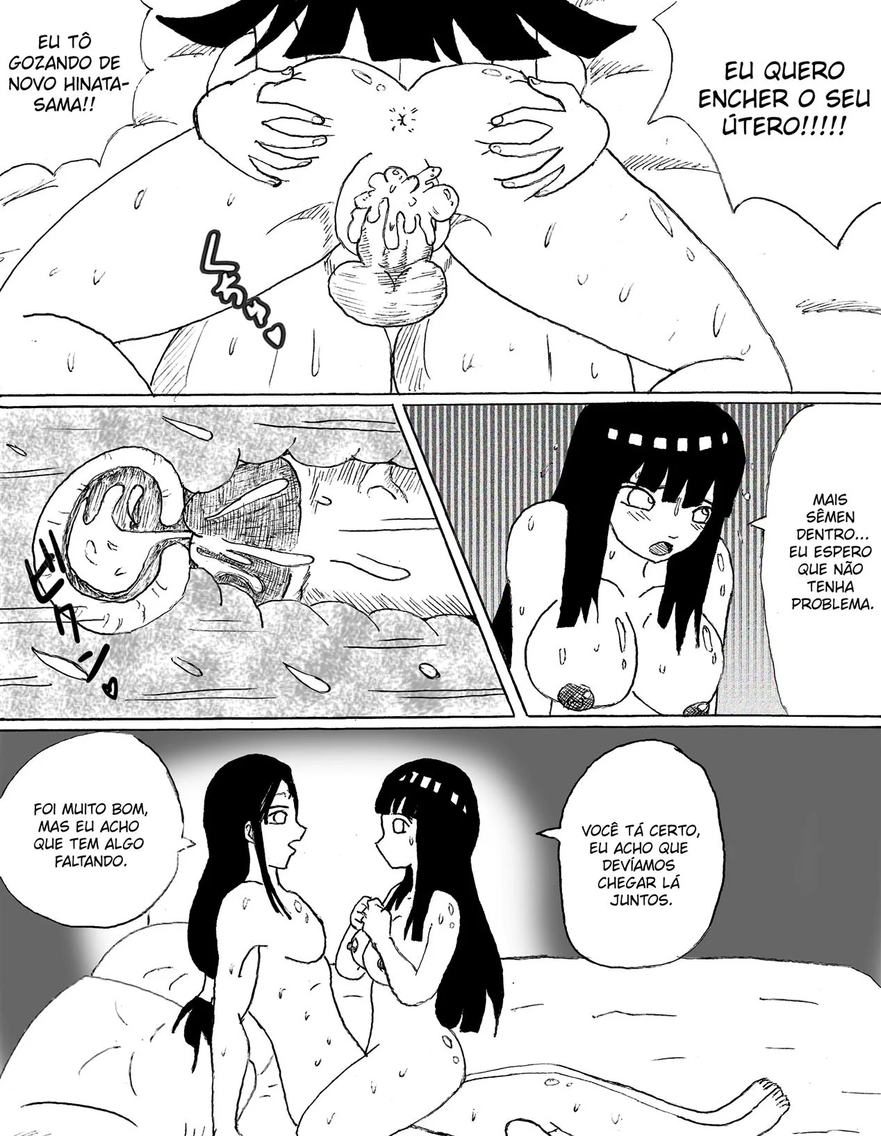 Neji se Aproxima da Buceta da Irmã – Hentai HQ Brasileiro