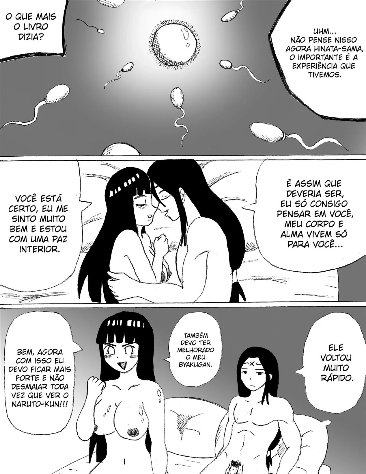 Neji se Aproxima da Buceta da Irmã – Hentai HQ Brasileiro