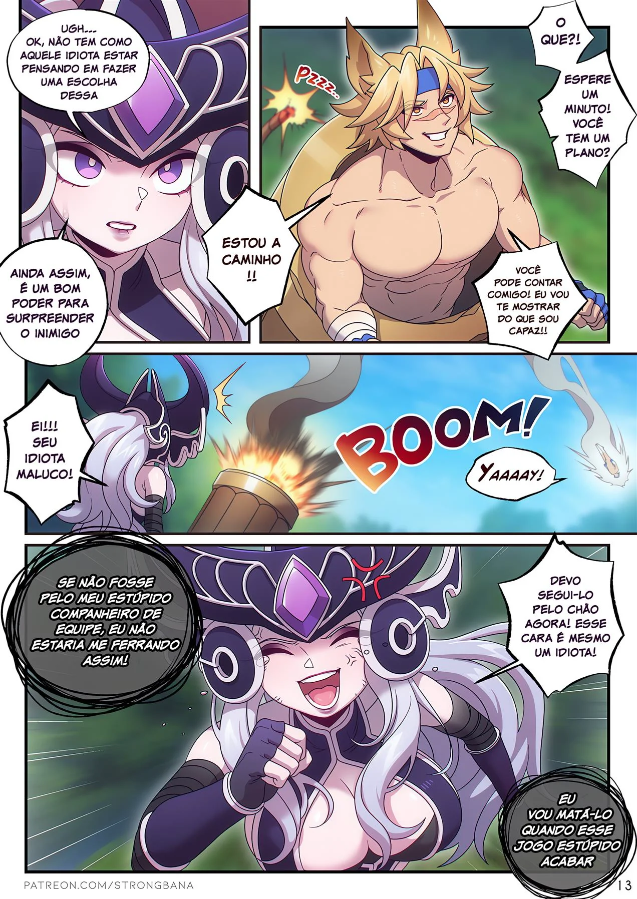 Syndra na Arena X: Surpreendida com o que rolava naquele canto | Hentai HQ