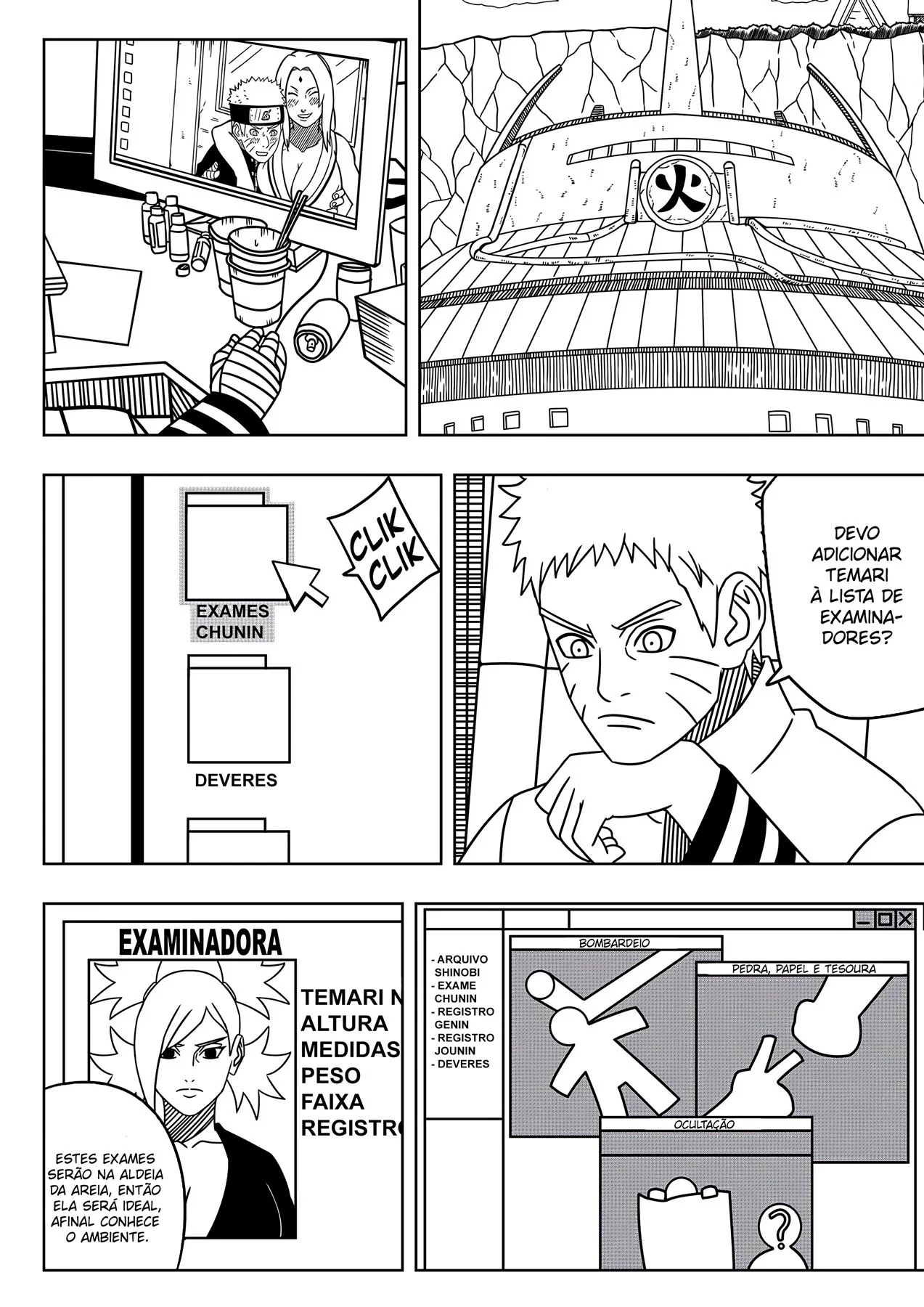 Naruto e as investidas da piranha Temari em HQ Brasileiro