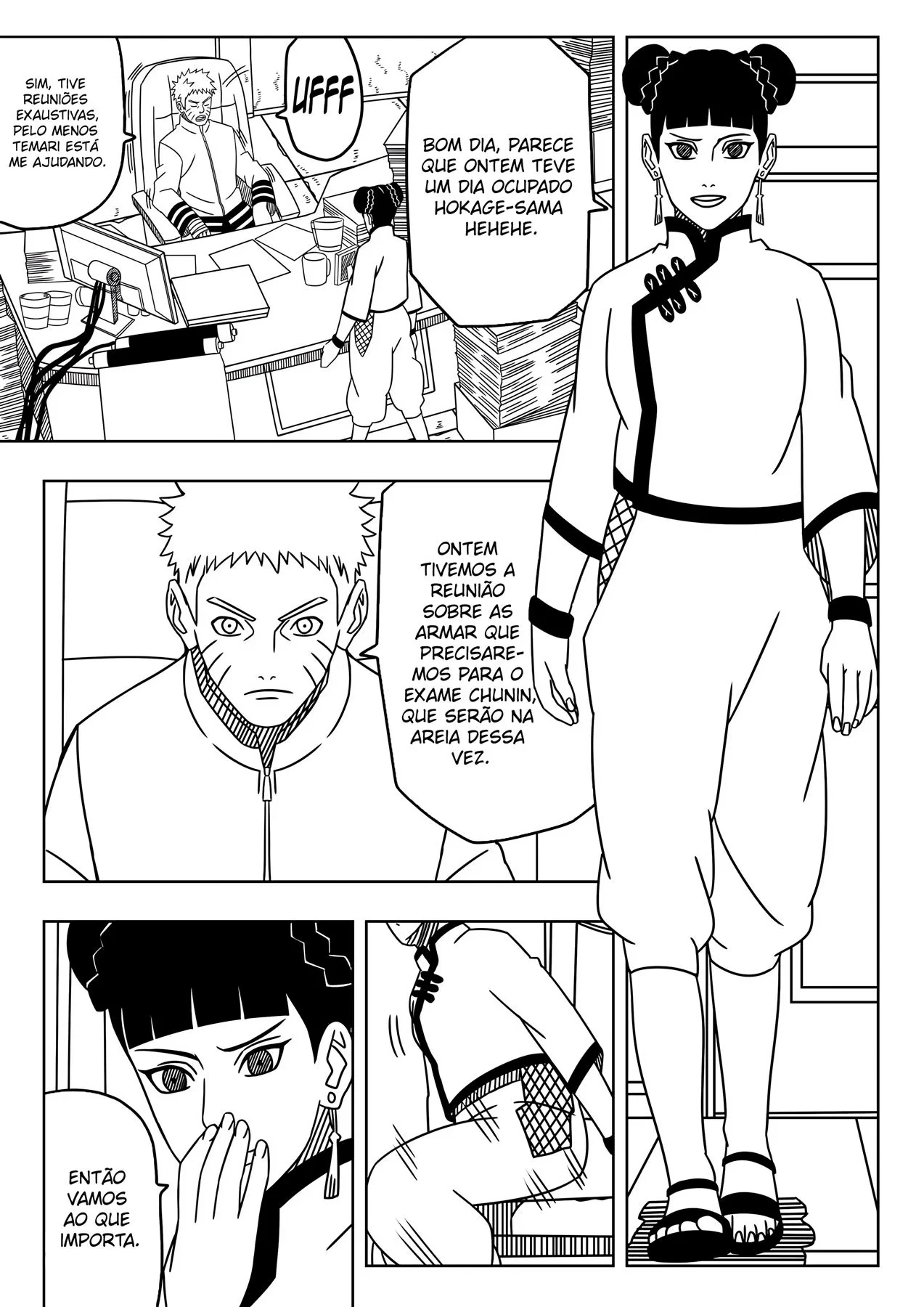 Naruto e as investidas da piranha Temari em HQ Brasileiro