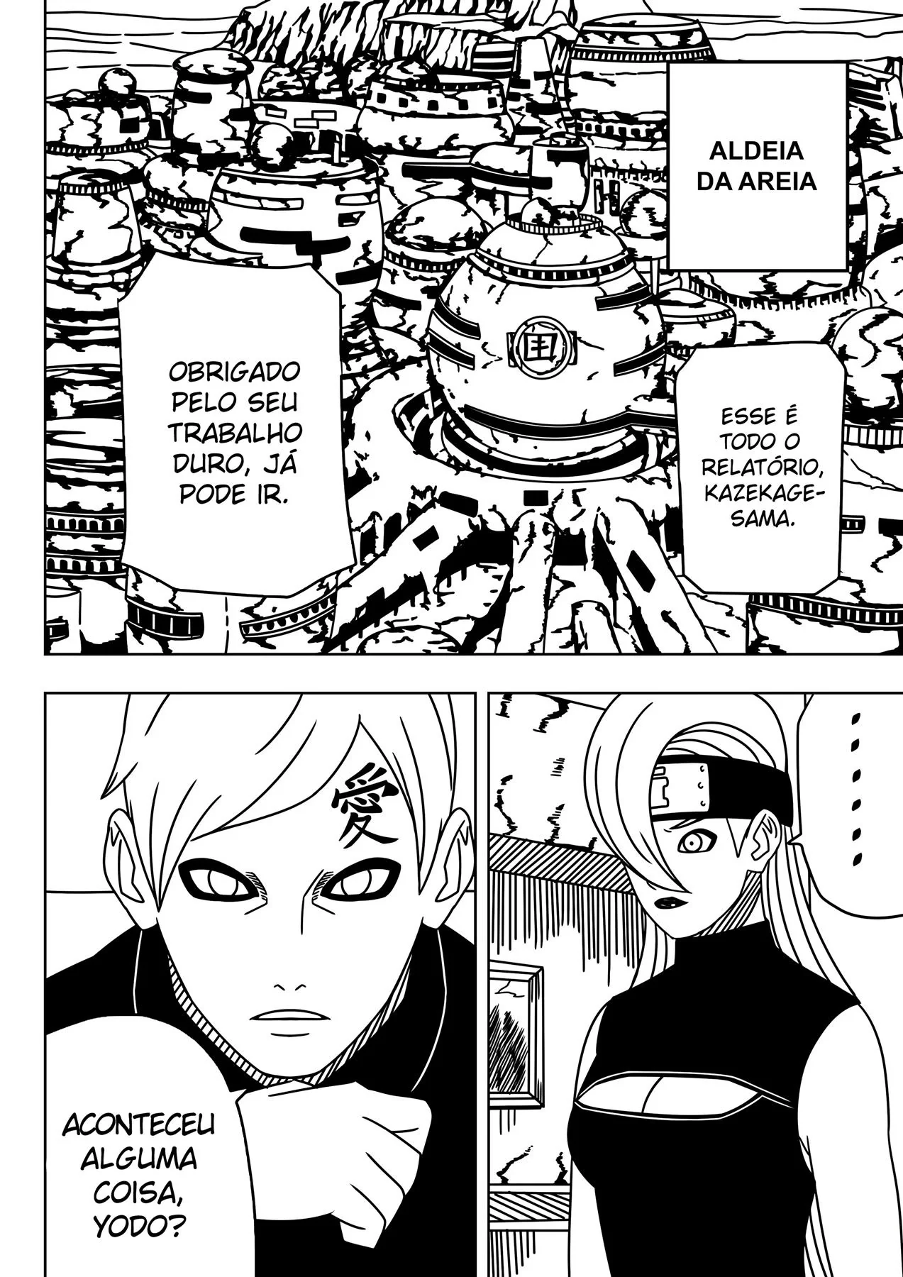Naruto e as investidas da piranha Temari em HQ Brasileiro