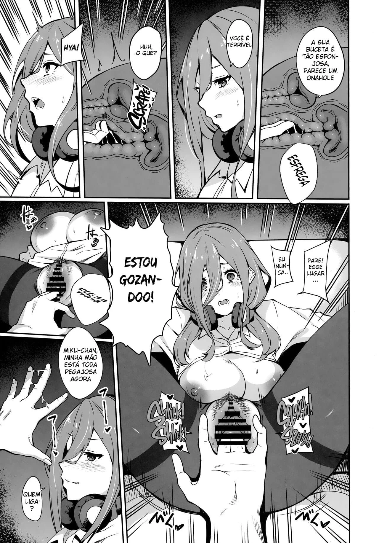 As Quíntuplas Safadas Querem Rola – Hentai de Incesto em HQ Brasileiro