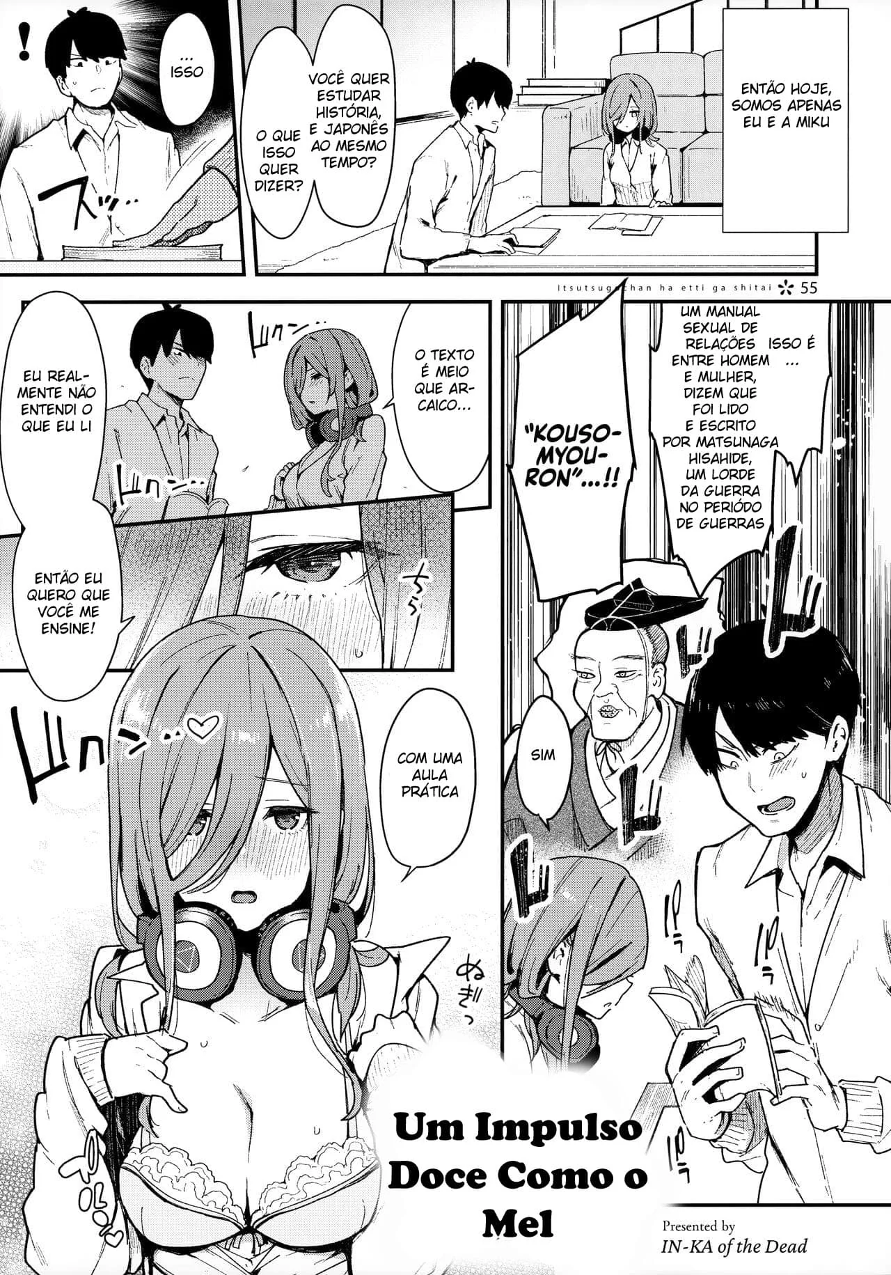 As Quíntuplas Safadas Querem Rola – Hentai de Incesto em HQ Brasileiro