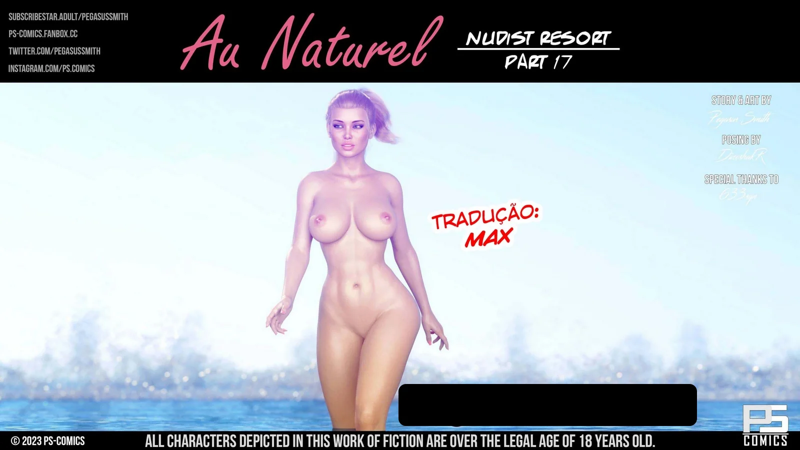 Kelly piranha se aventurando na ilha em Nudist Resort – Hentai HQ