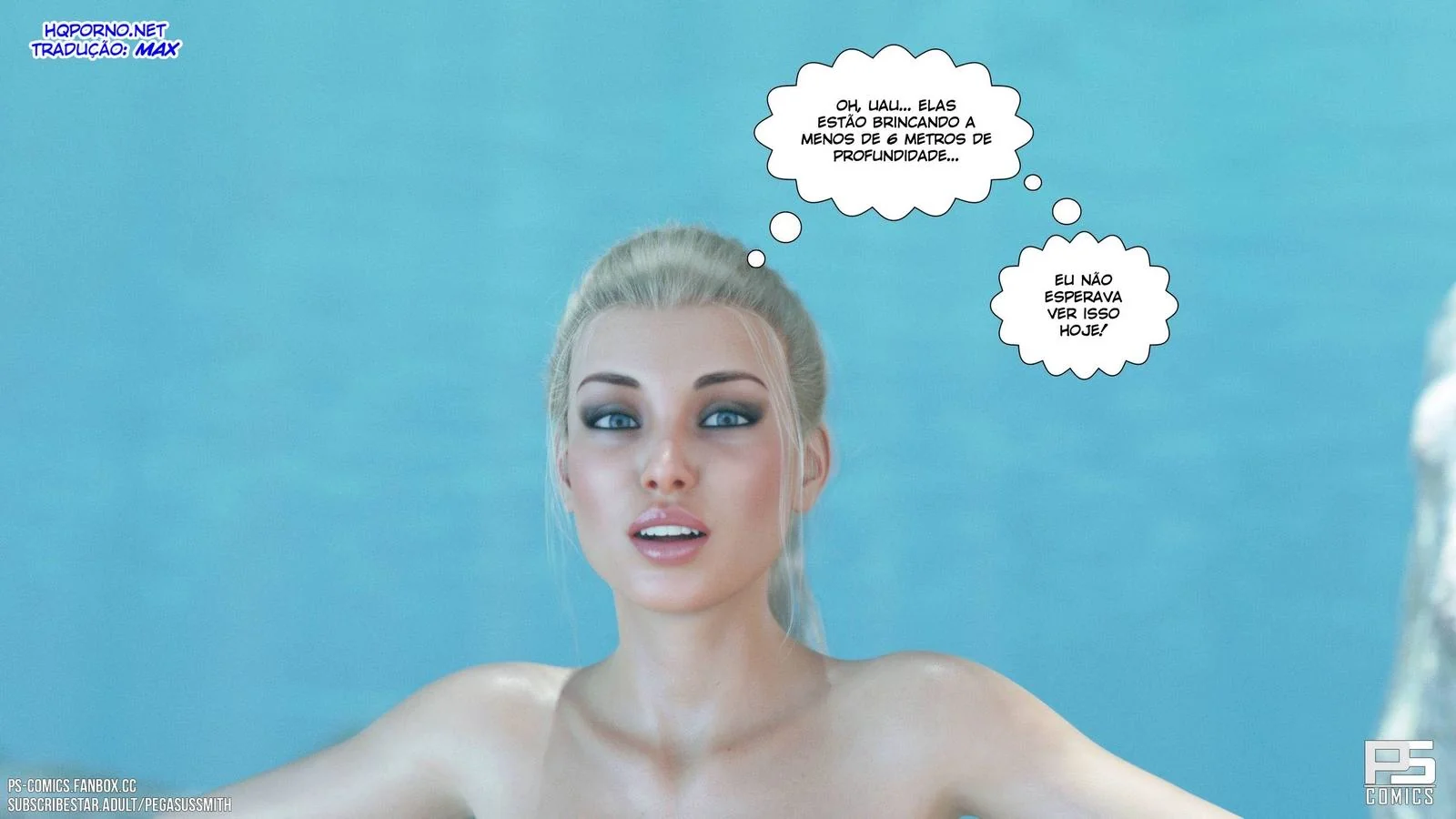 Kelly piranha se aventurando na ilha em Nudist Resort – Hentai HQ