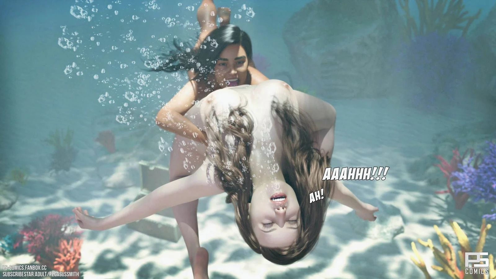 Kelly piranha se aventurando na ilha em Nudist Resort – Hentai HQ