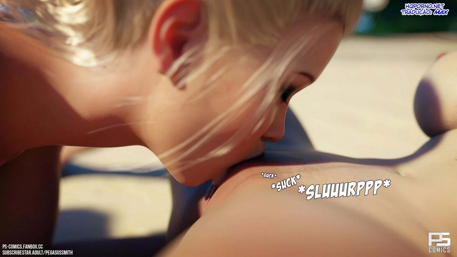 Kelly piranha se aventurando na ilha em Nudist Resort – Hentai HQ