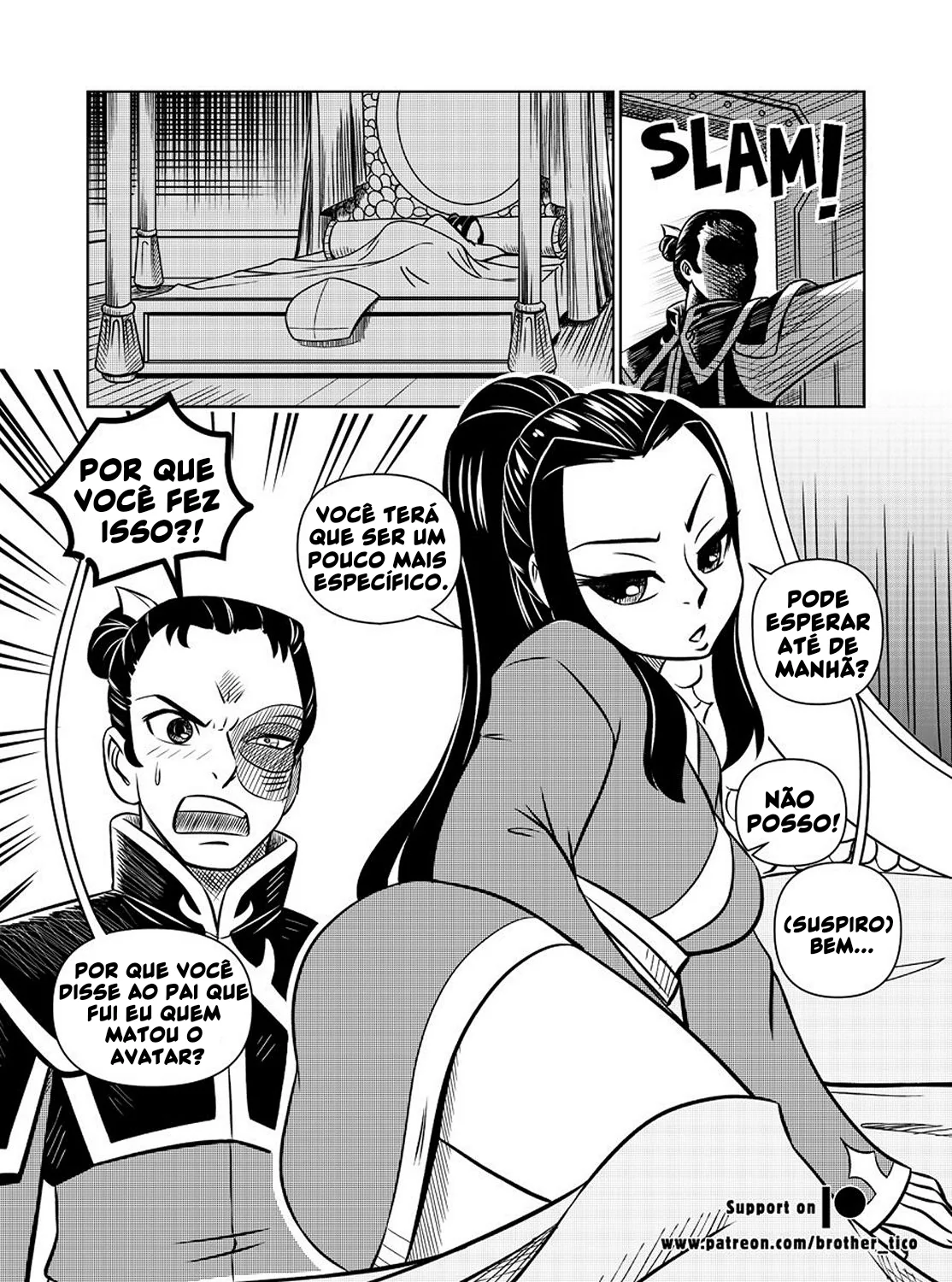 Rola Braba entre Irmãos: Zuko vs Azula em Avatar Hentai” em HQ Brasileiro