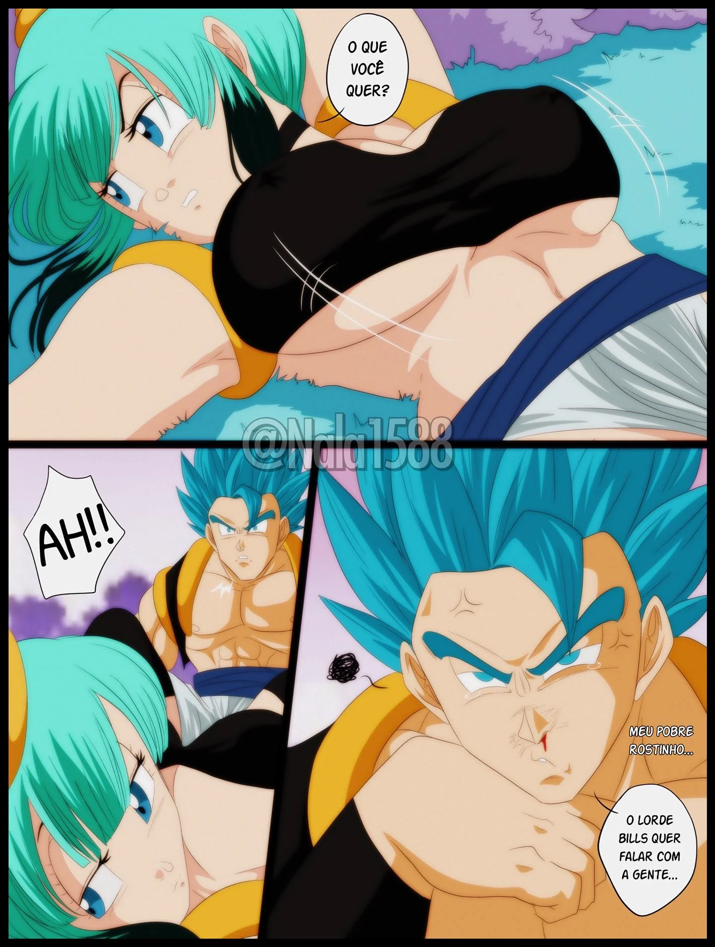 Dragon Ball Porno: Relaxando nas Termas do Bills – Hentai HQ