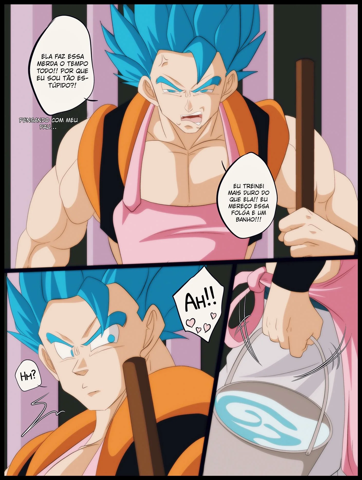 Dragon Ball Hentai: Piranhas Safadas se Divertem Sem os Maridos em HQ Brasileiro