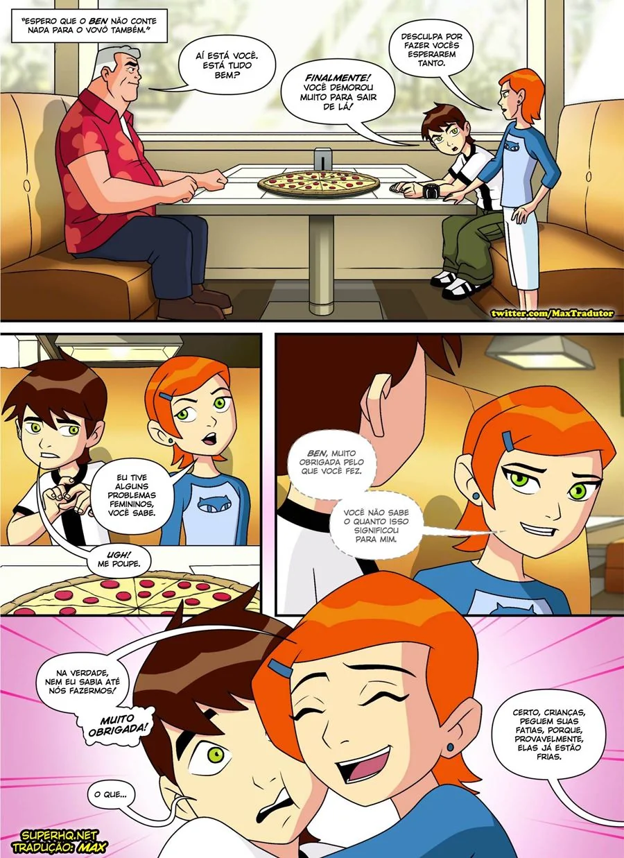 Gwen Chupando uma Rola no Buraco – Ben 10 Hentai em HQ Brasileiro