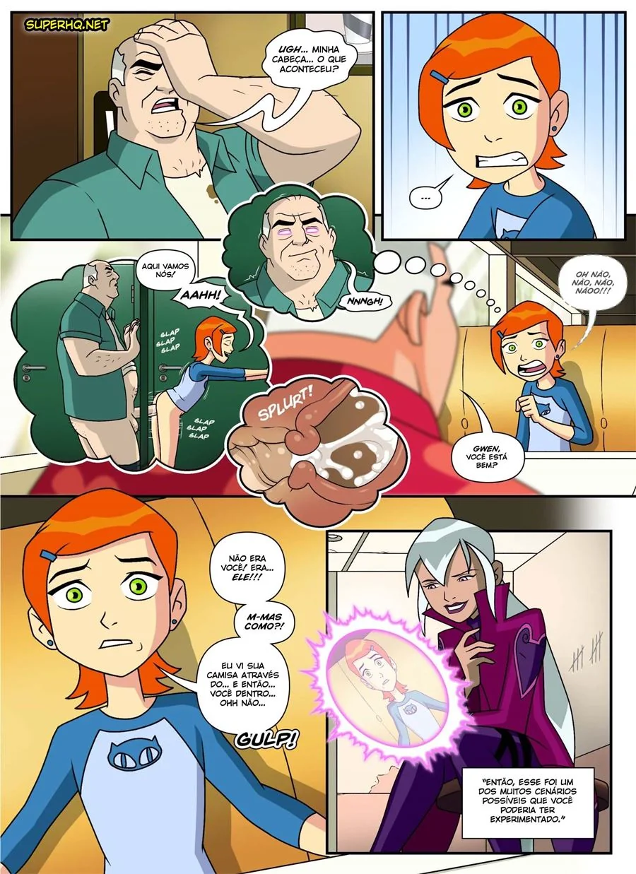 Gwen Chupando uma Rola no Buraco – Ben 10 Hentai em HQ Brasileiro