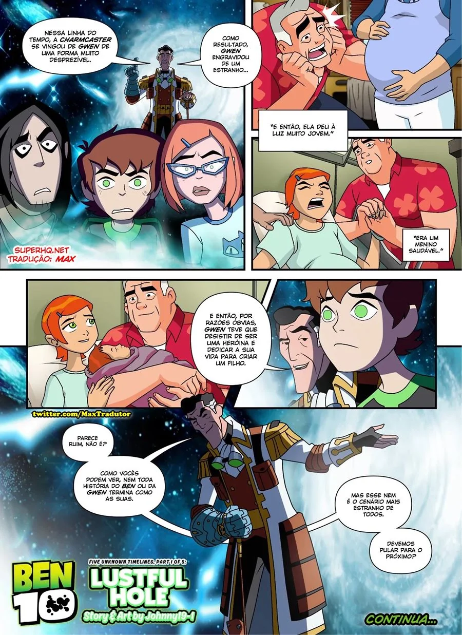 Gwen Chupando uma Rola no Buraco – Ben 10 Hentai em HQ Brasileiro