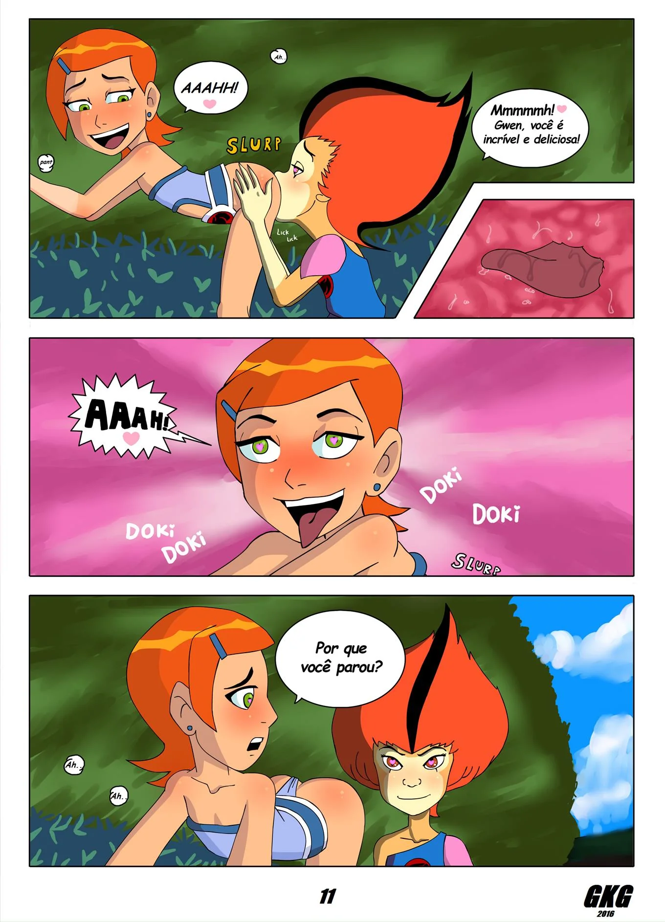 Gwen a Thundercat Ninfetinha leva rola de WilyKit em meio a floresta – Ben 10 Hentai HQ Brasileiro