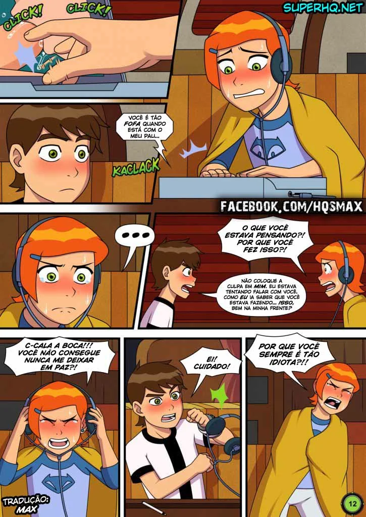 Ben 10 Hentai: Verão Abafado VL.1 – Gwen Sedenta por Pica do Irmão em HQ Brasileiro