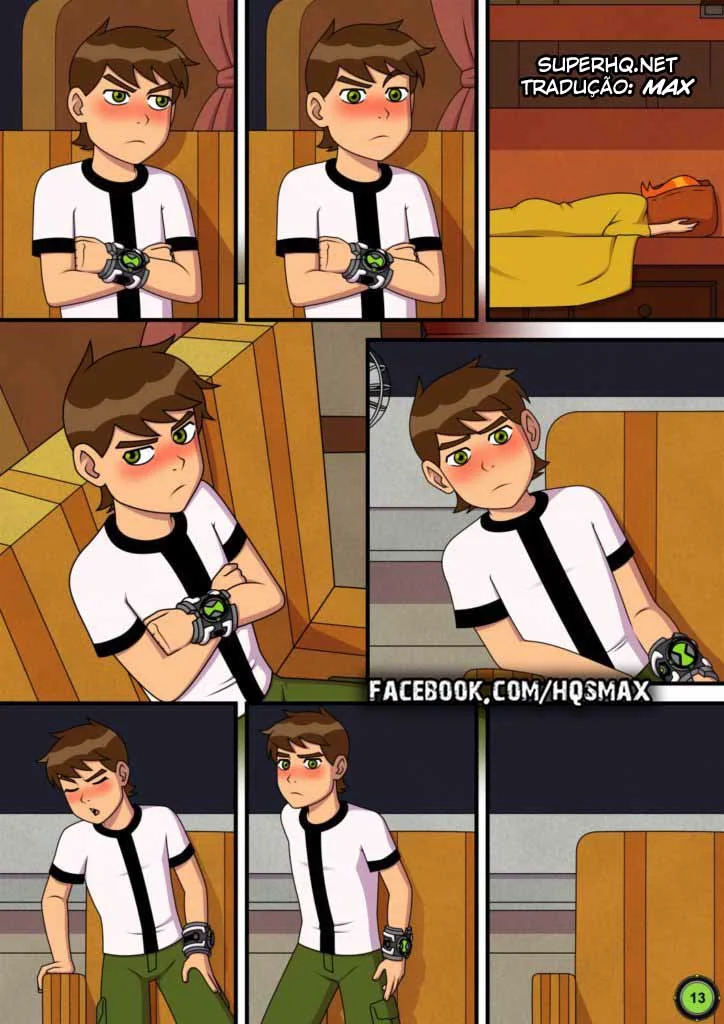 Ben 10 Hentai: Verão Abafado VL.1 – Gwen Sedenta por Pica do Irmão em HQ Brasileiro