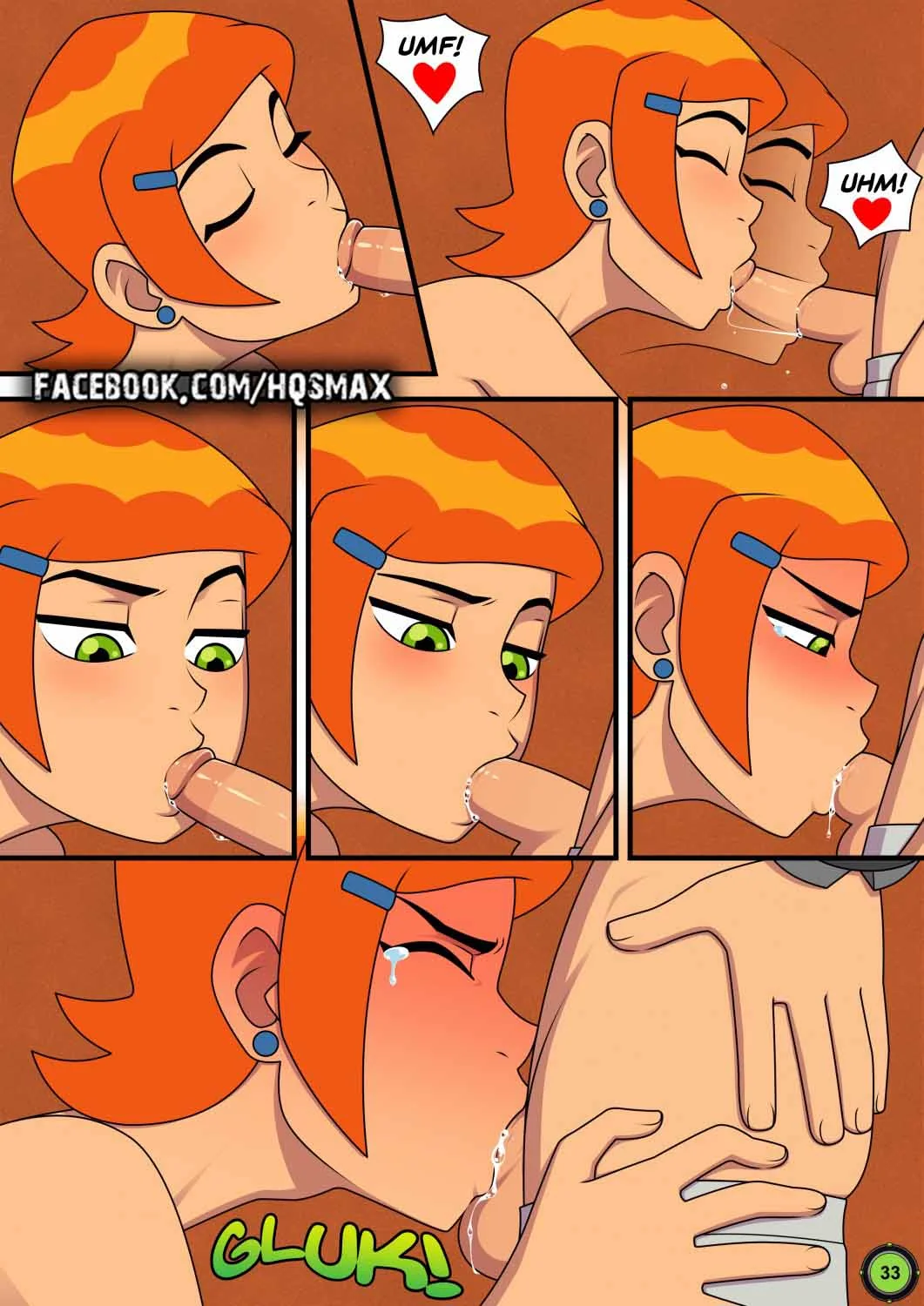 Ben 10 Hentai: Verão Abafado VL.1 – Gwen Sedenta por Pica do Irmão em HQ Brasileiro