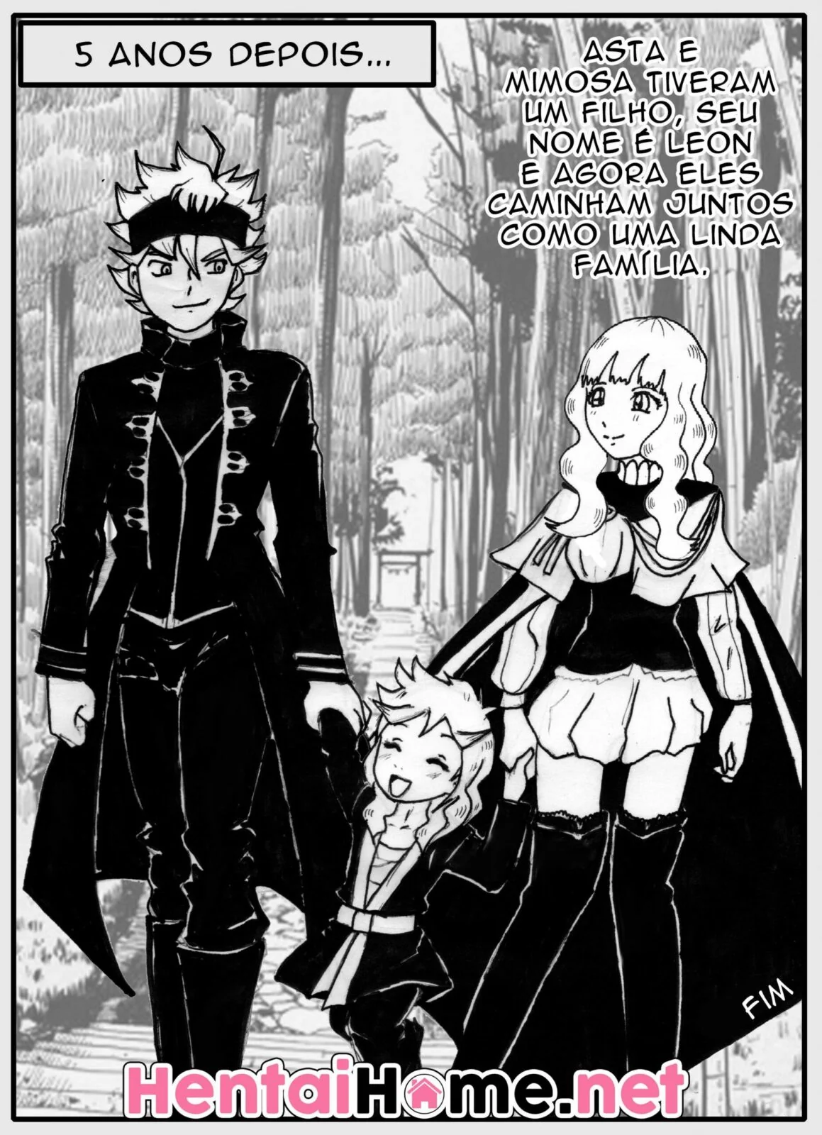 Black Clover: Asta x Mimosa – Piranha peituda vai sentar na piroca do Asta em hentai hq brasileiro