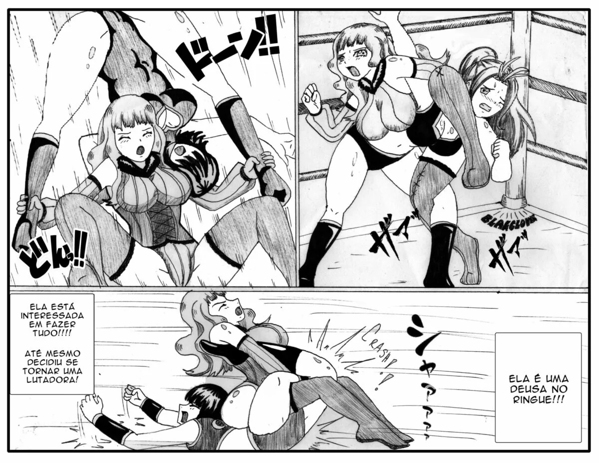 Black Clover: Asta x Mimosa – Piranha peituda vai sentar na piroca do Asta em hentai hq brasileiro